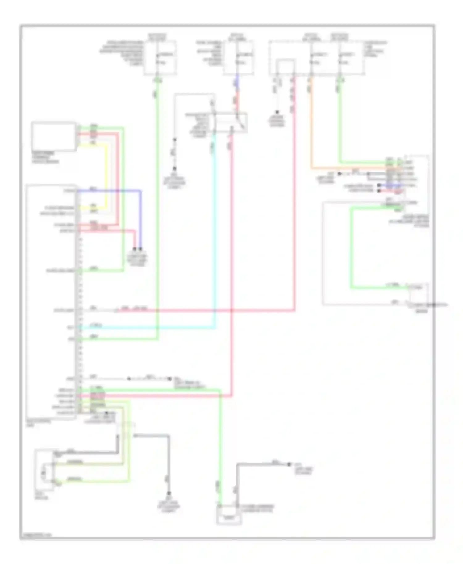 FX50 Infiniti II (2008-2012): Electronic power steering circuit, with ras