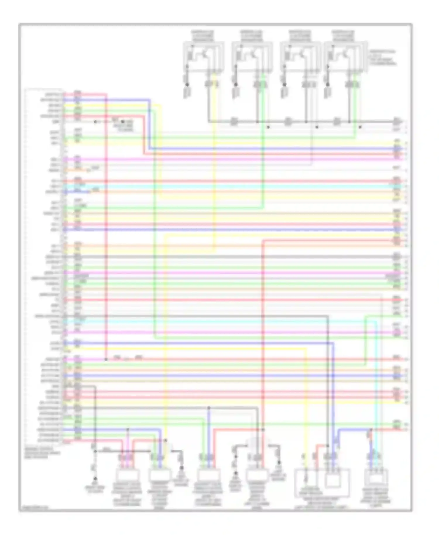 FX50 Infiniti II (2008-2012): Wiring diagram engine performance 5.0l (1 of 6)