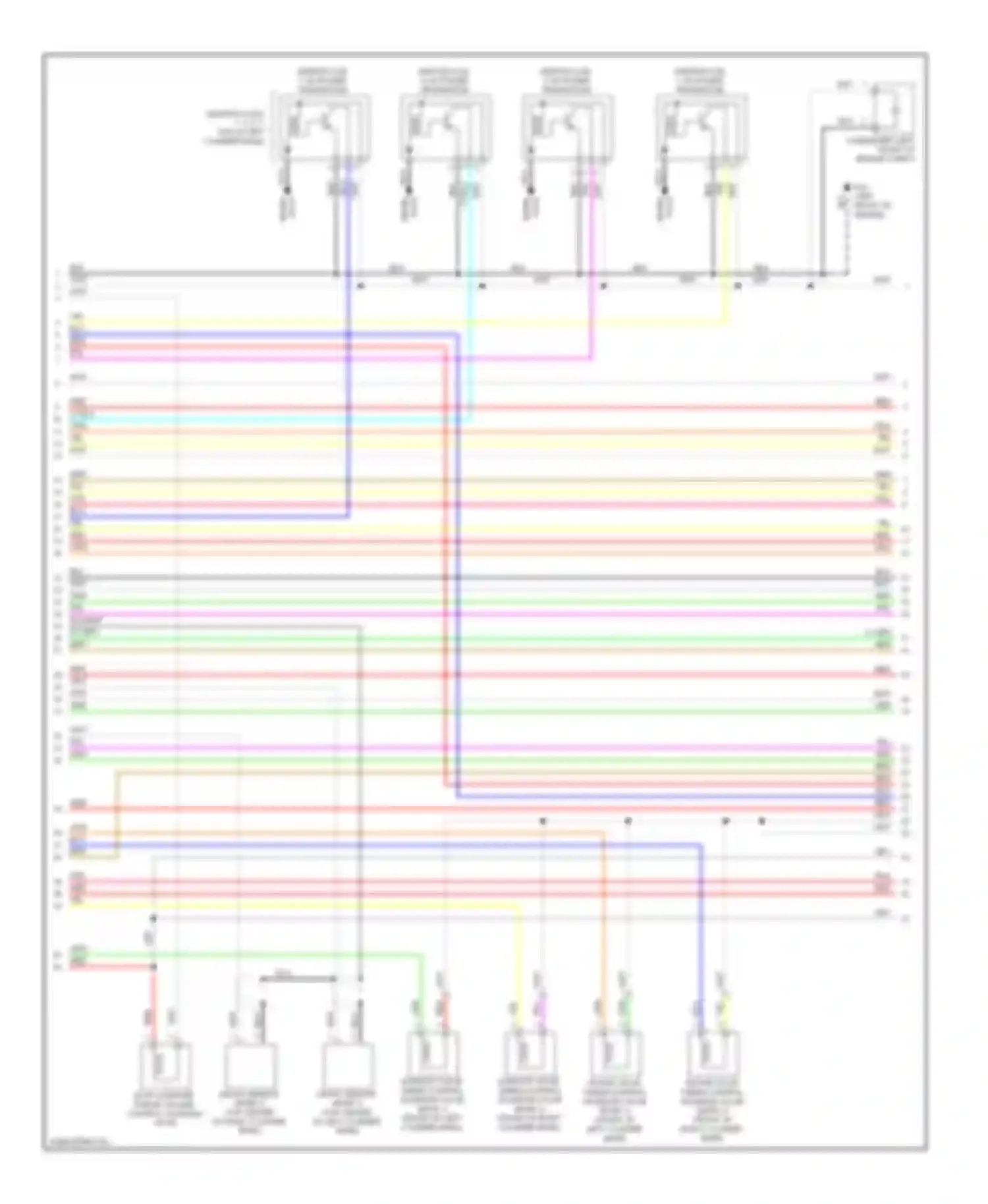 FX50 Infiniti II (2008-2012): Wiring diagram engine performance 5.0l (2 of 6)