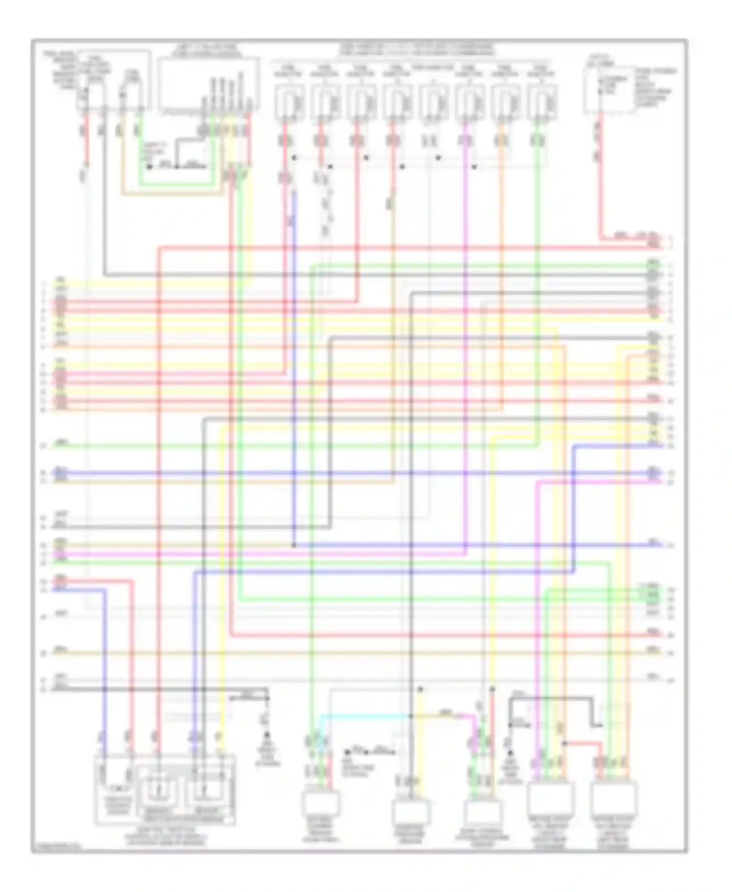 FX50 Infiniti II (2008-2012): Wiring diagram engine performance 5.0l (4 of 6)