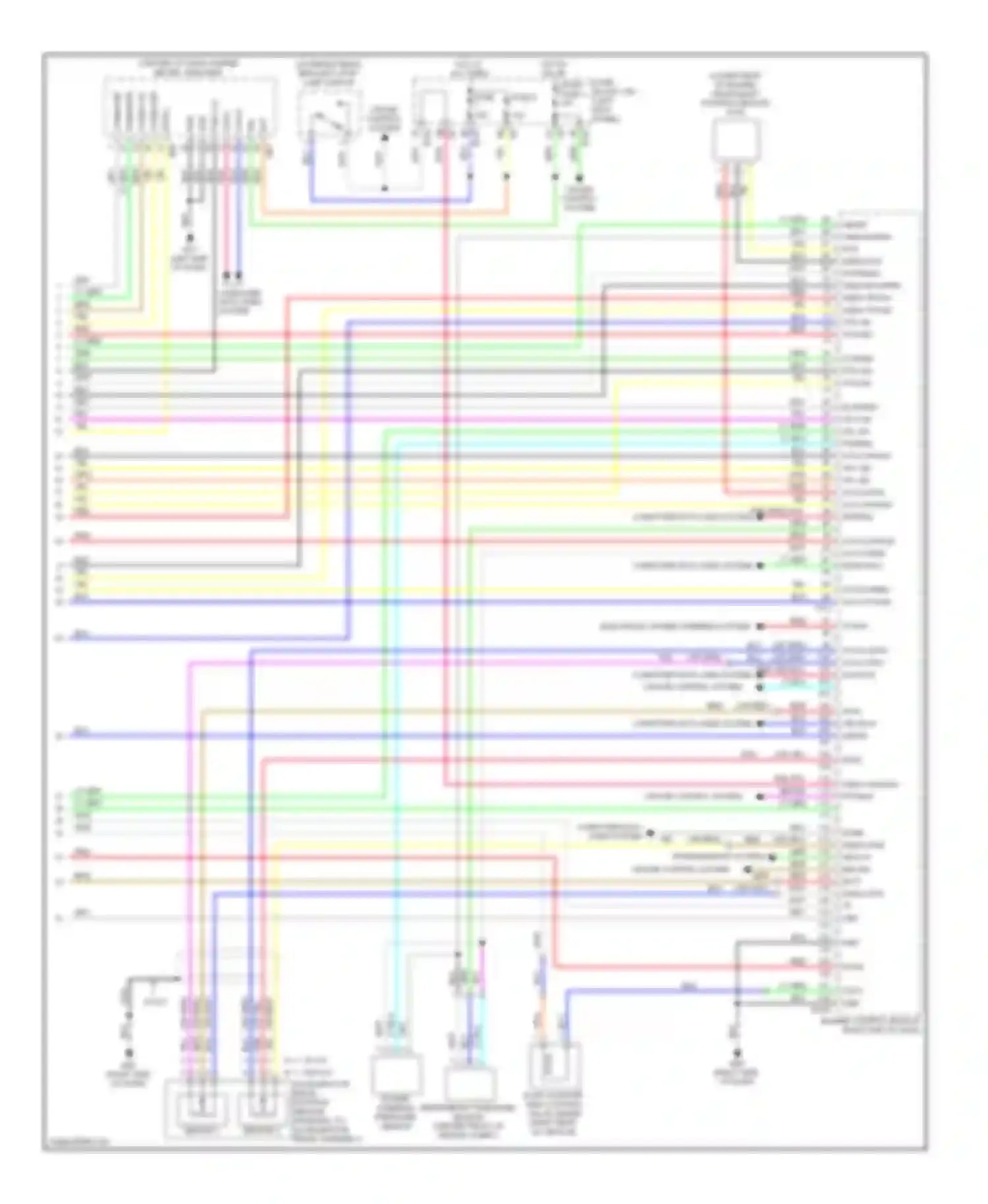 FX50 Infiniti II (2008-2012): Wiring diagram engine performance 5.0l (6 of 6)
