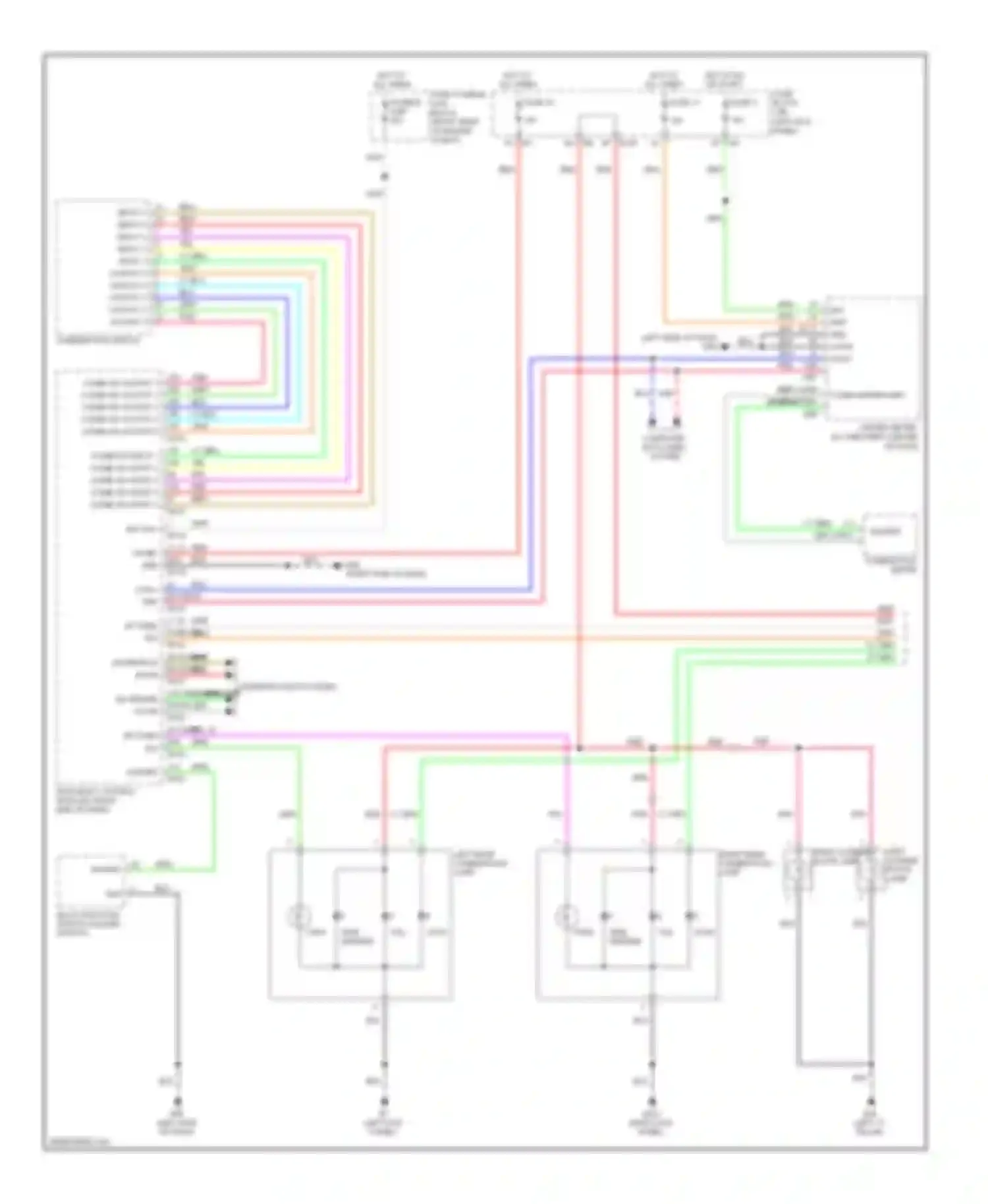 FX50 Infiniti II (2008-2012): Exterior lamps circuit (1 of 2)