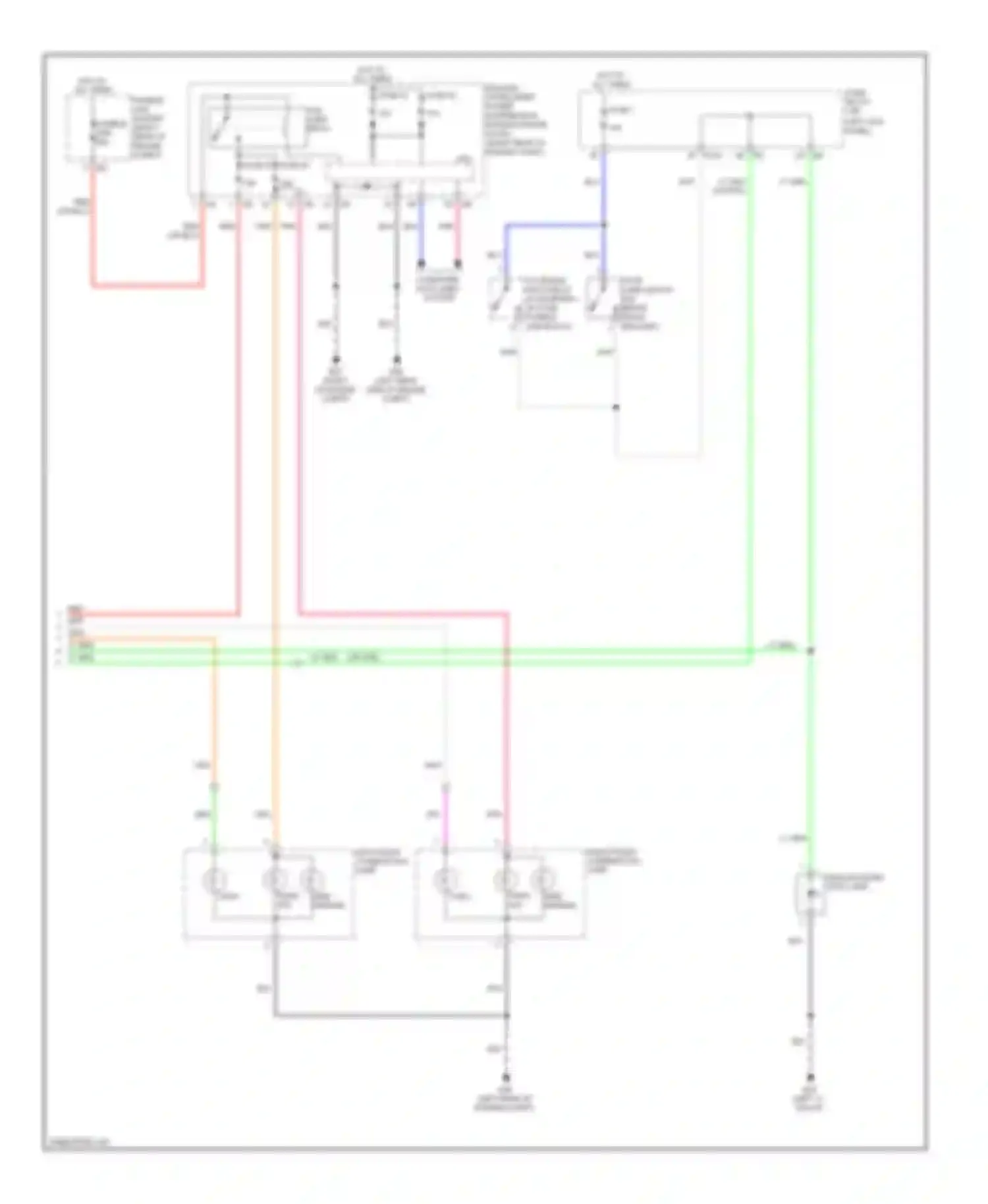 FX50 Infiniti II (2008-2012): Exterior lamps circuit (2 of 2)