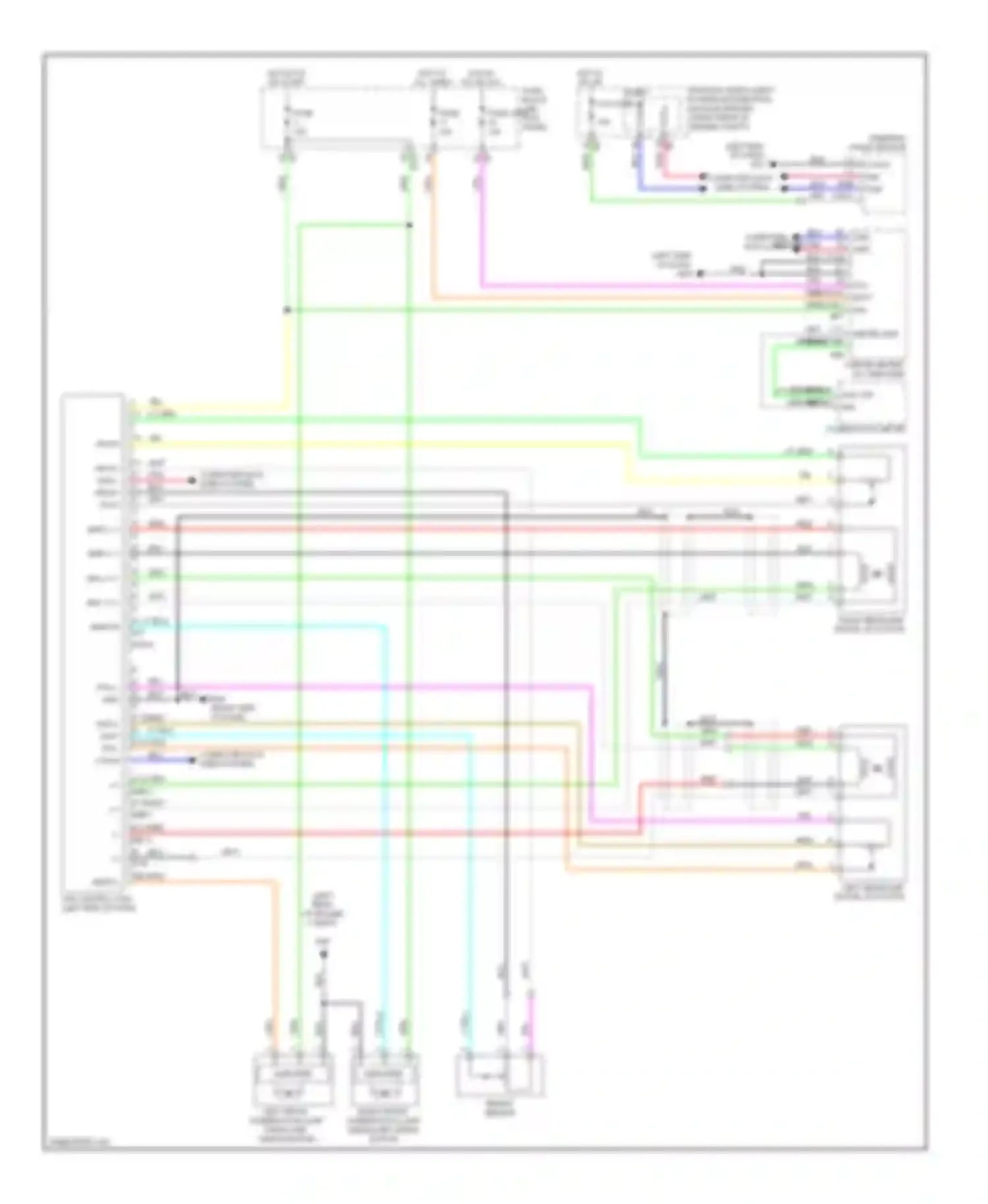 FX50 Infiniti II (2008-2012): Adaptive front lighting circuit