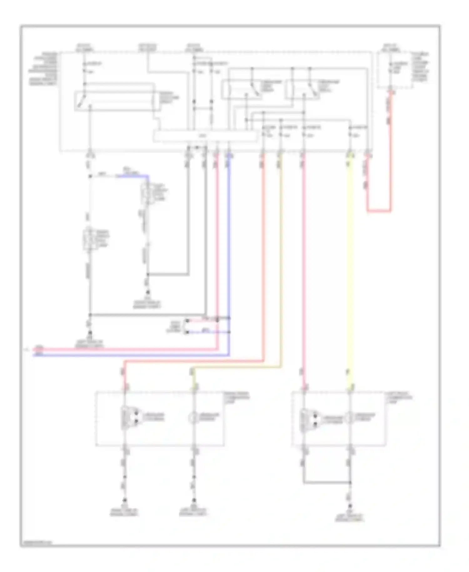 FX50 Infiniti II (2008-2012): Headlamps circuit (2 of 2)