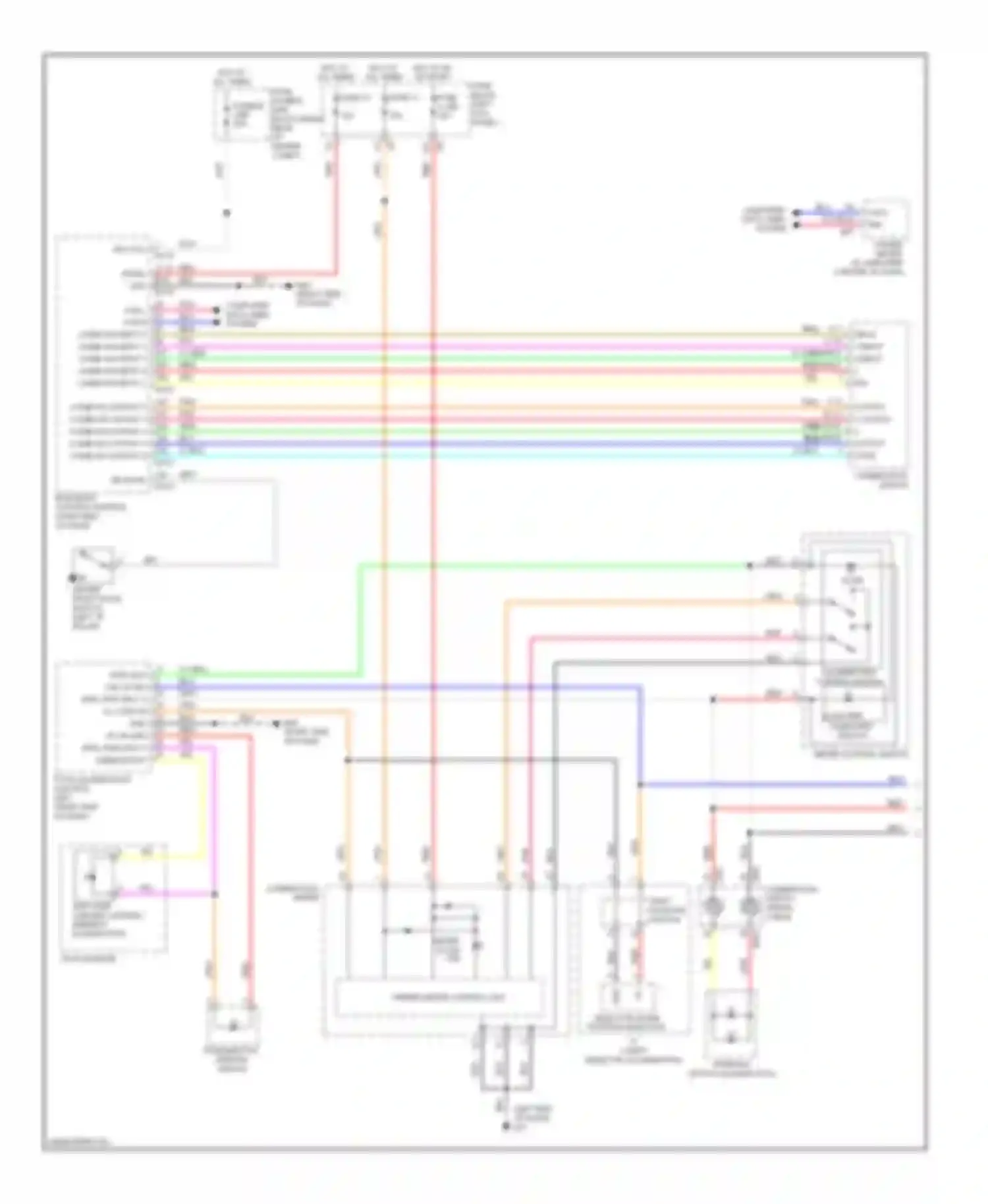FX50 Infiniti II (2008-2012): Instrument illumination circuit (1 of 2)