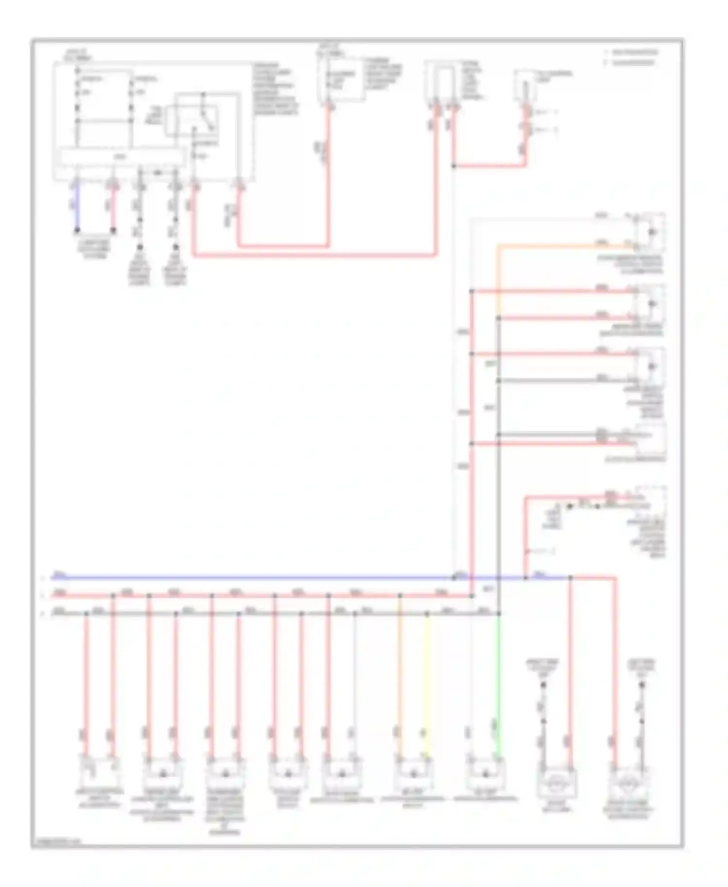 FX50 Infiniti II (2008-2012): Instrument illumination circuit (2 of 2)