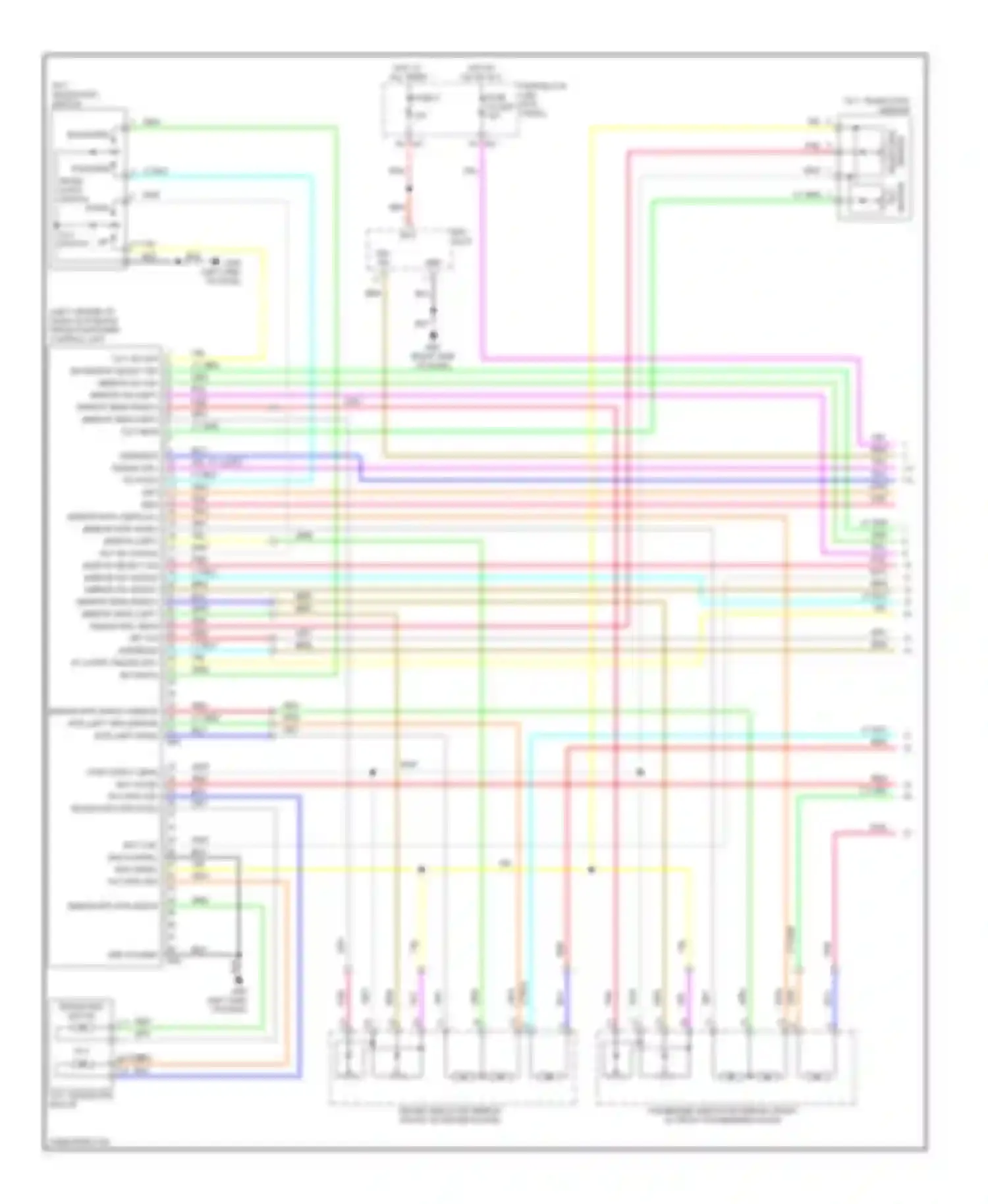 FX50 Infiniti II (2008-2012): Memory systems circuit (1 of 3)