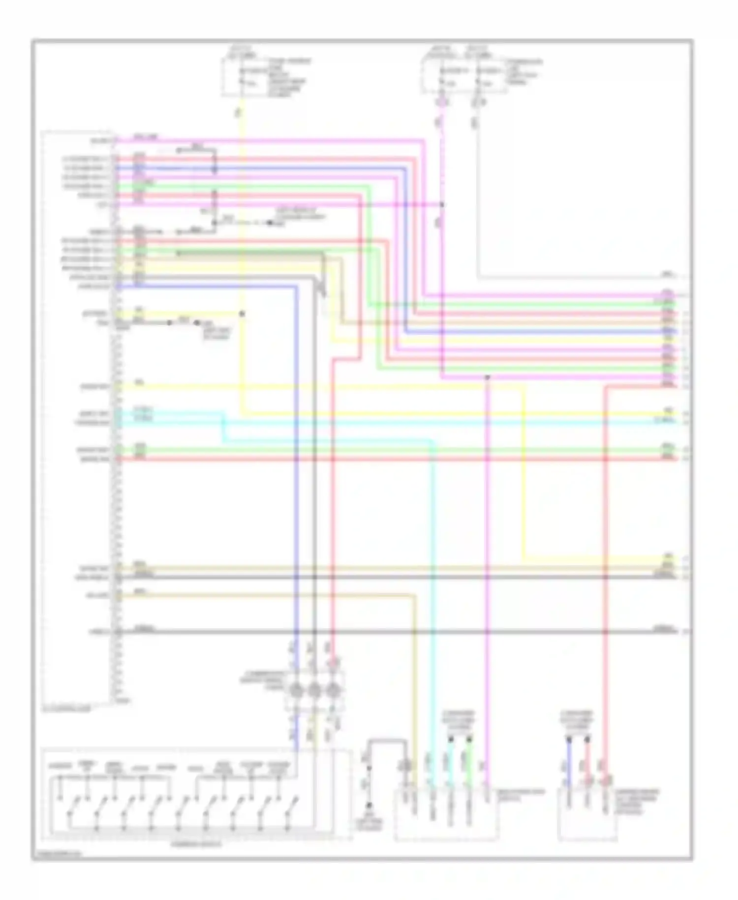 FX50 Infiniti II (2008-2012): Radio circuit, with navigation (1 of 6)