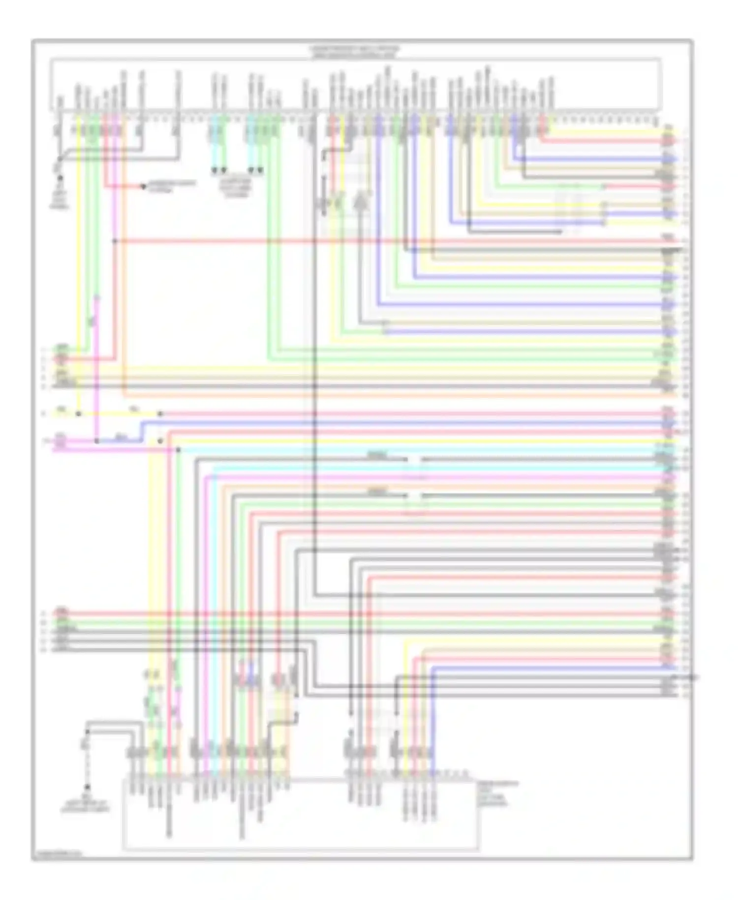 FX50 Infiniti II (2008-2012): Radio circuit, with navigation (4 of 6)