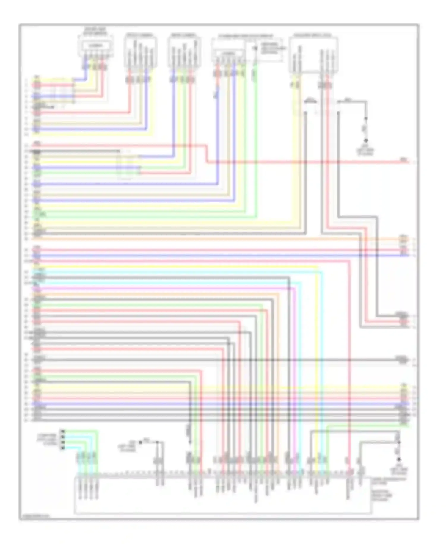 FX50 Infiniti II (2008-2012): Radio circuit, with navigation (5 of 6)