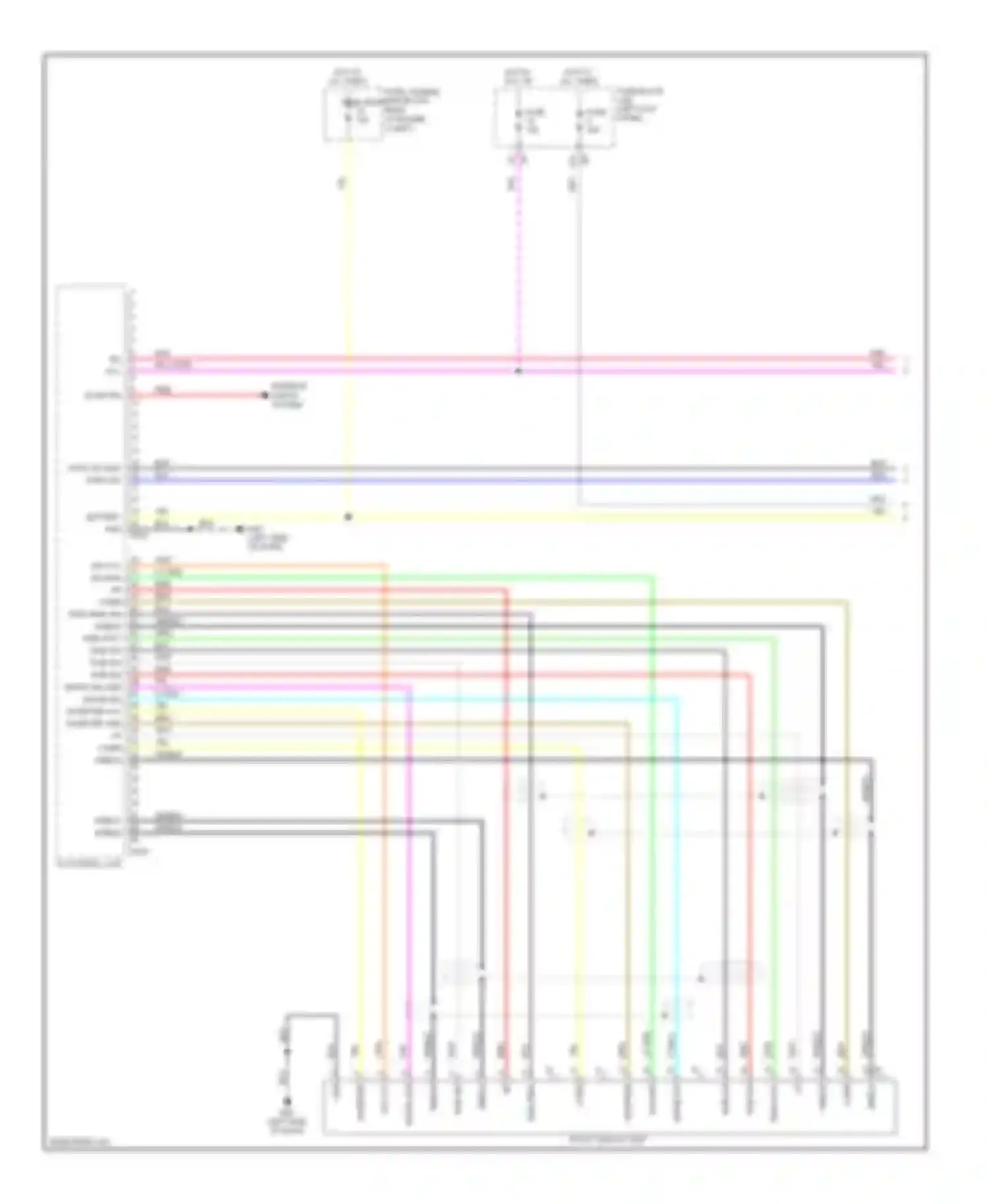 FX50 Infiniti II (2008-2012): Radio circuit, without navigation (1 of 4)