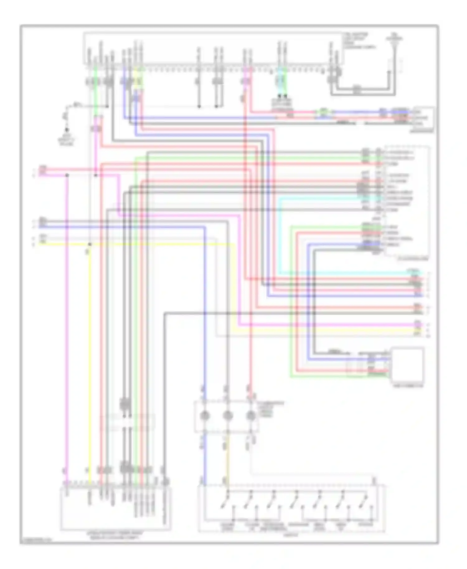 FX50 Infiniti II (2008-2012): Radio circuit, without navigation (2 of 4)