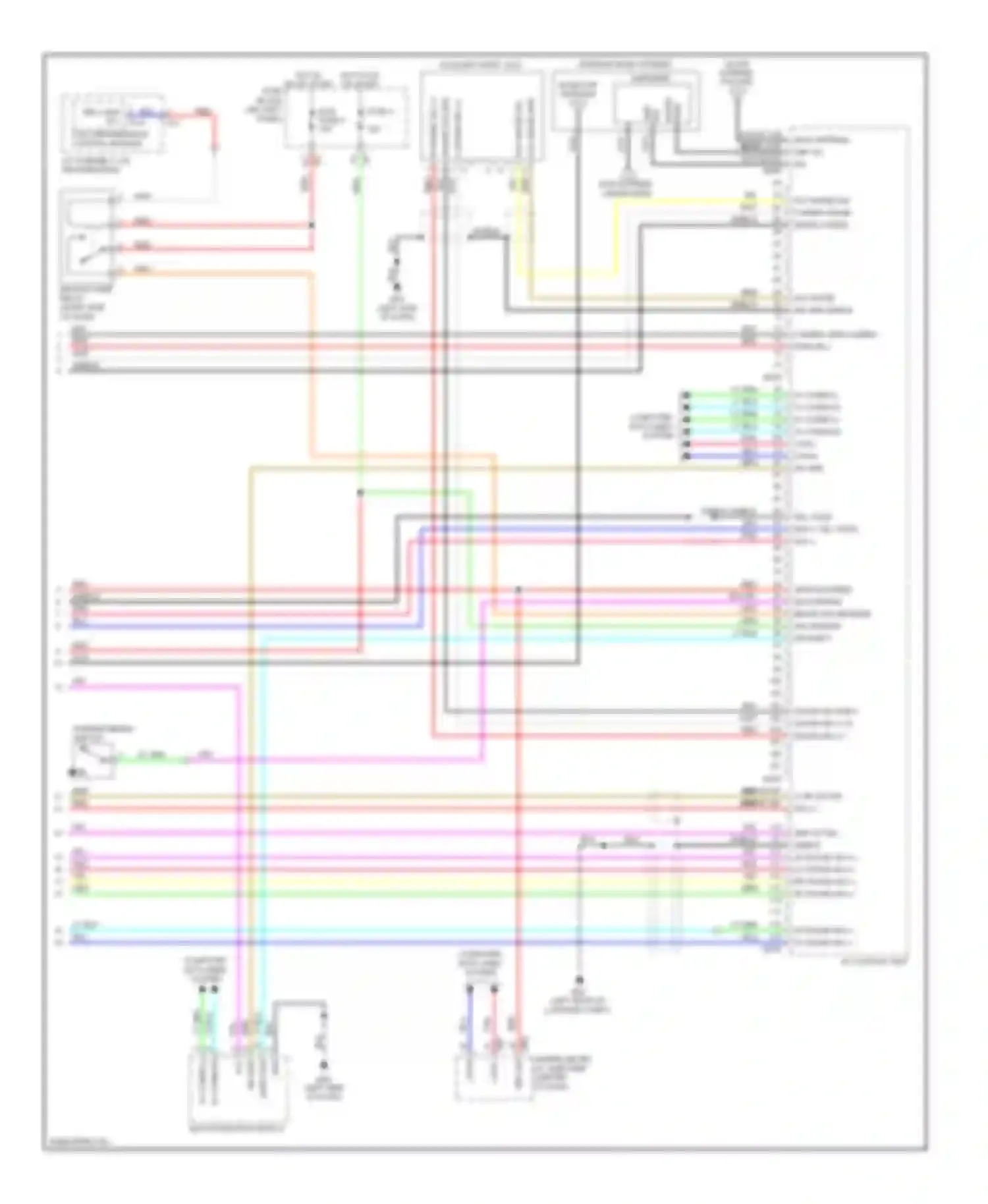 FX50 Infiniti II (2008-2012): Radio circuit, without navigation (4 of 4)