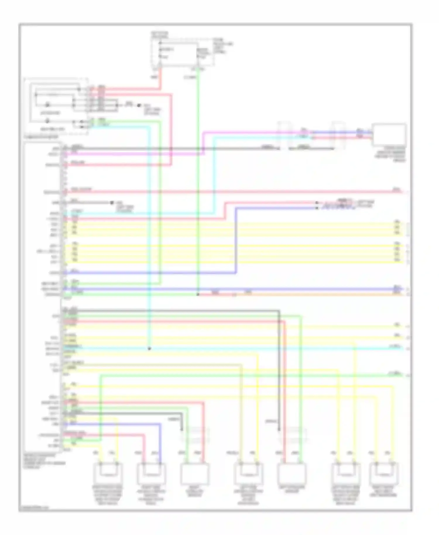 FX50 Infiniti II (2008-2012): Supplemental restraints circuit (1 of 2)