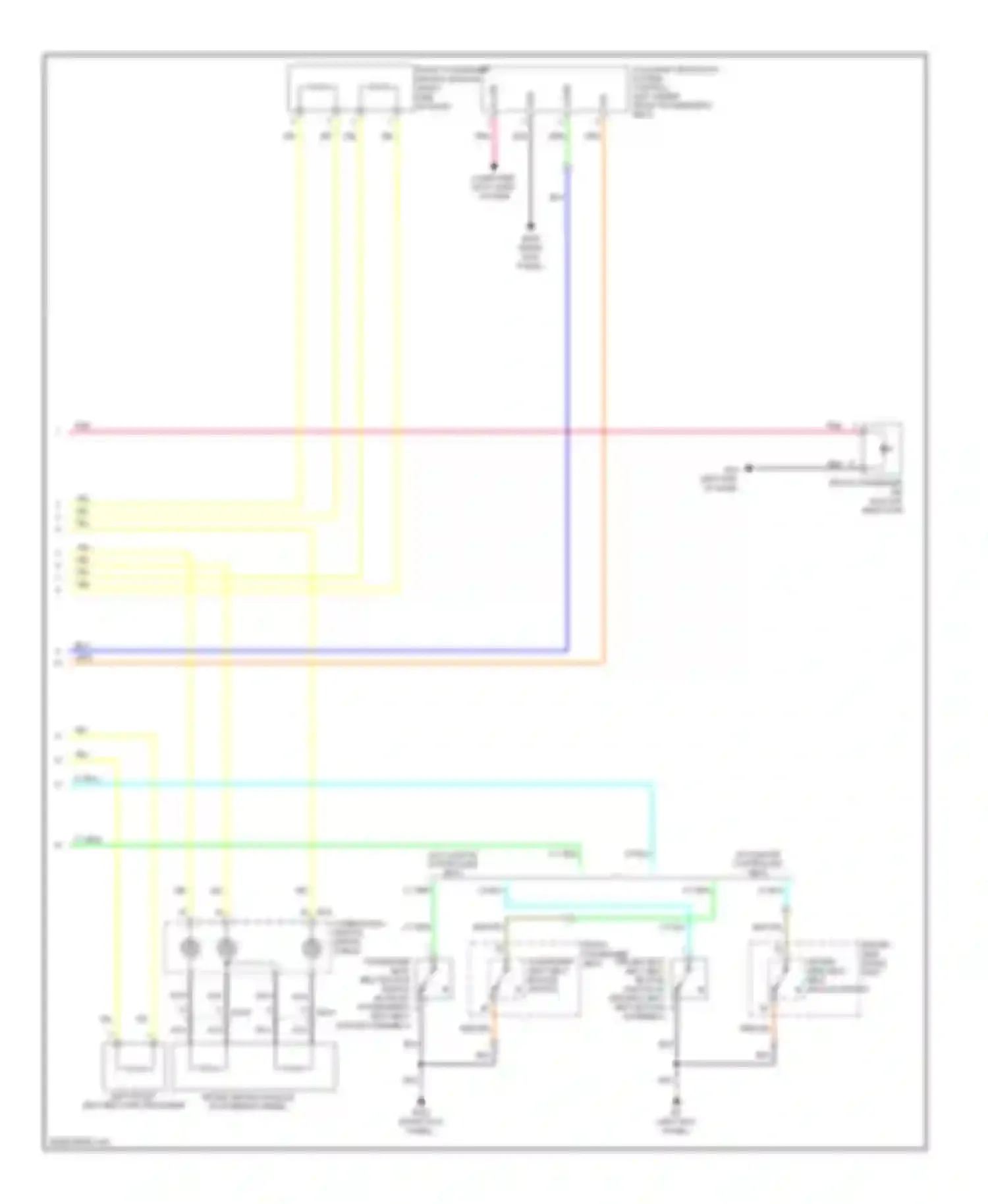 FX50 Infiniti II (2008-2012): Supplemental restraints circuit (2 of 2)
