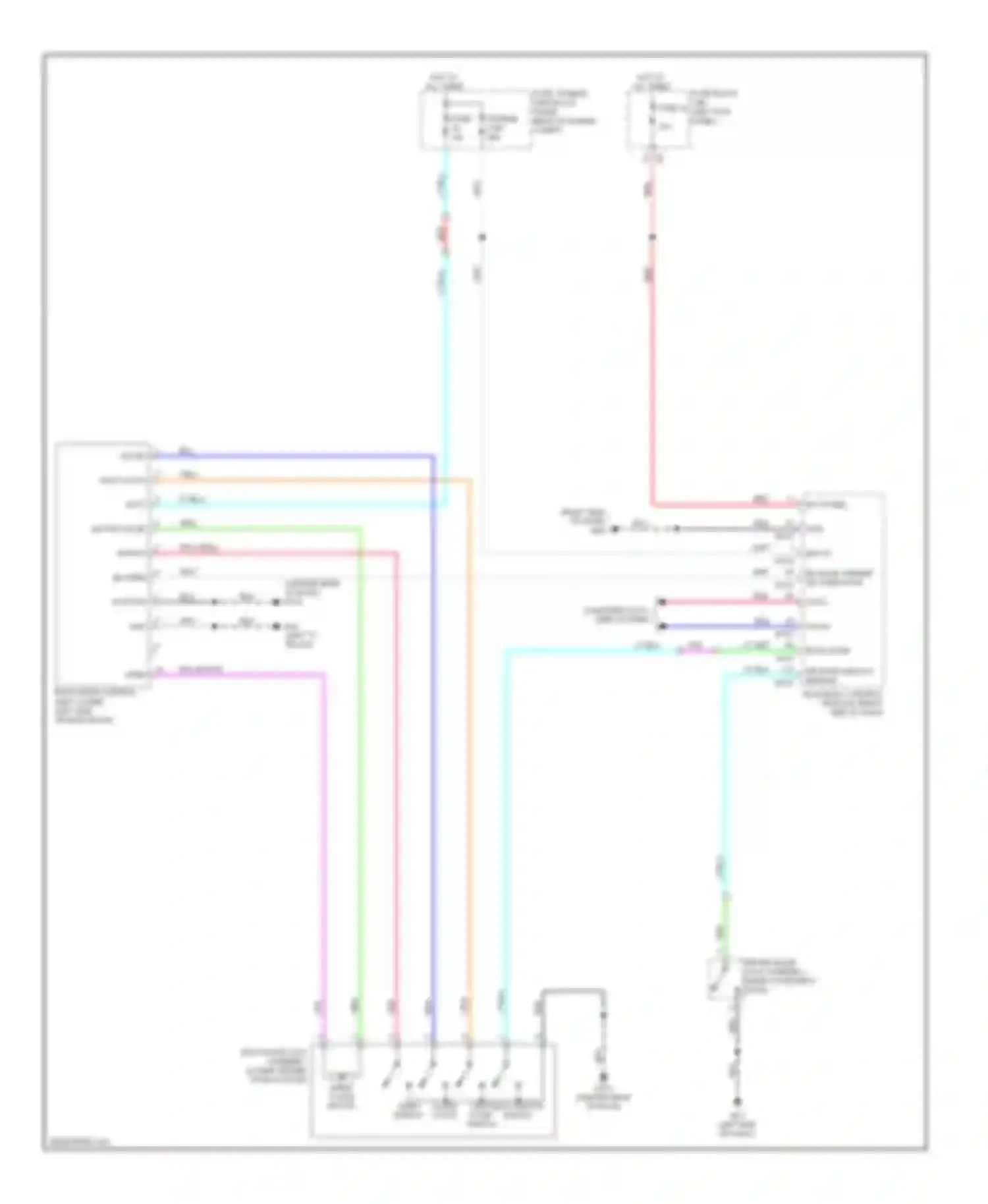 FX50 Infiniti II (2008-2012): Power liftgate circuit