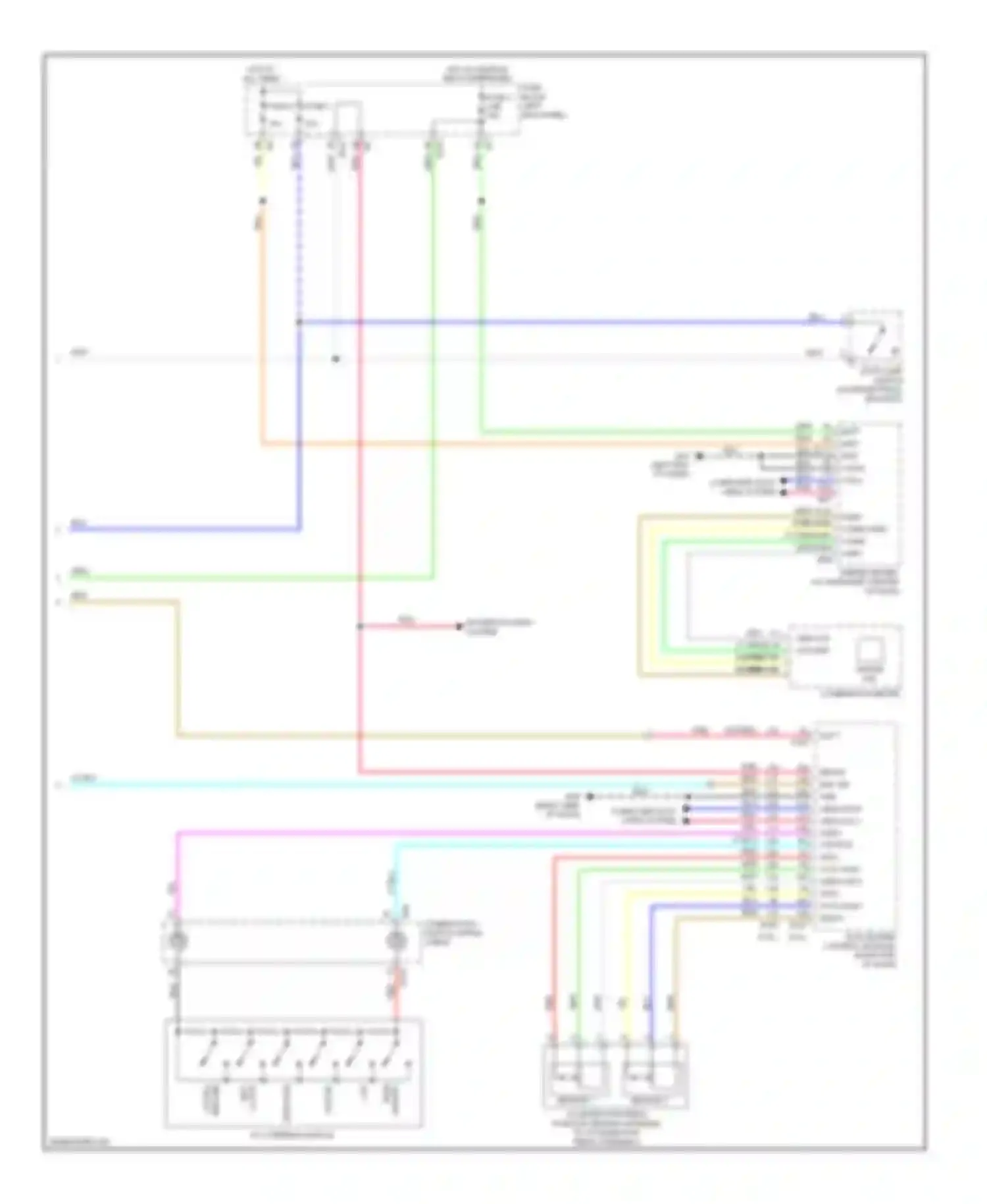 Wiring diagram accel/ resume for Infiniti FX50 II (2008-2012) (2 of 2)