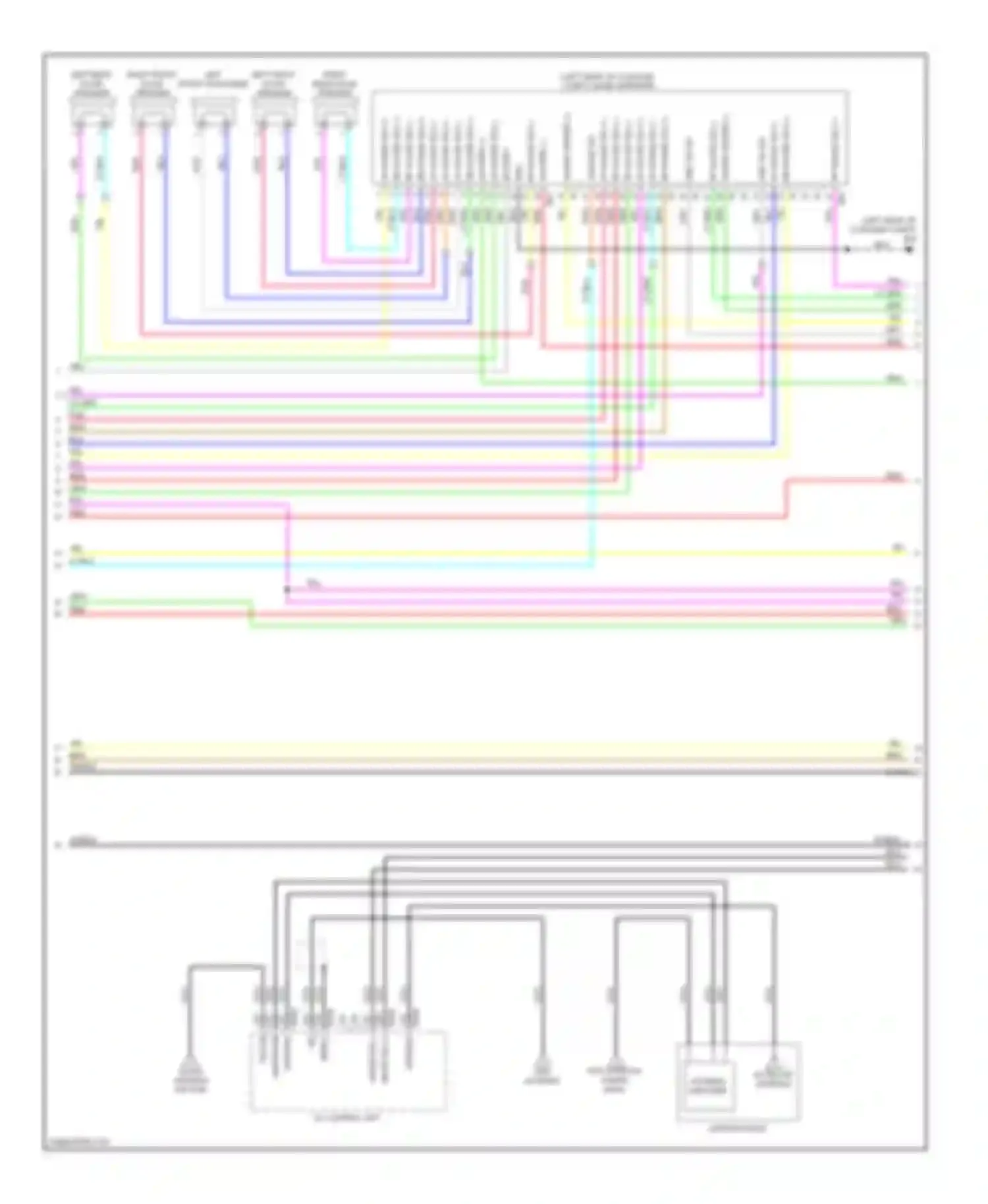 Wiring diagram antenna amplifier for Infiniti FX50 II (2008-2012) (1 of 2)