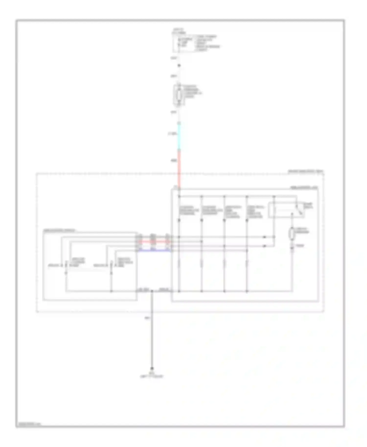 Wiring diagram cushion side inflate solenoid for Infiniti FX50 II (2008-2012) (1 of 1)