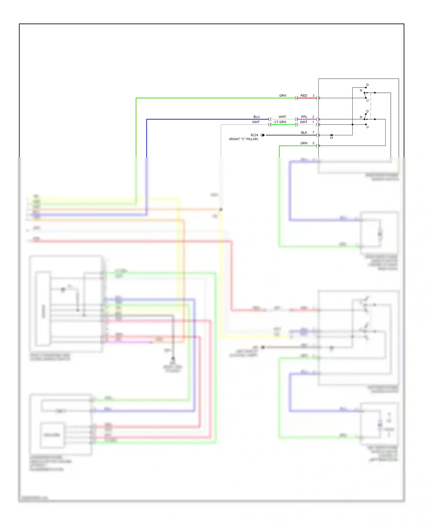 Infiniti FX50 II (2008-2012) encoder wiring diagram  (3 of 3)