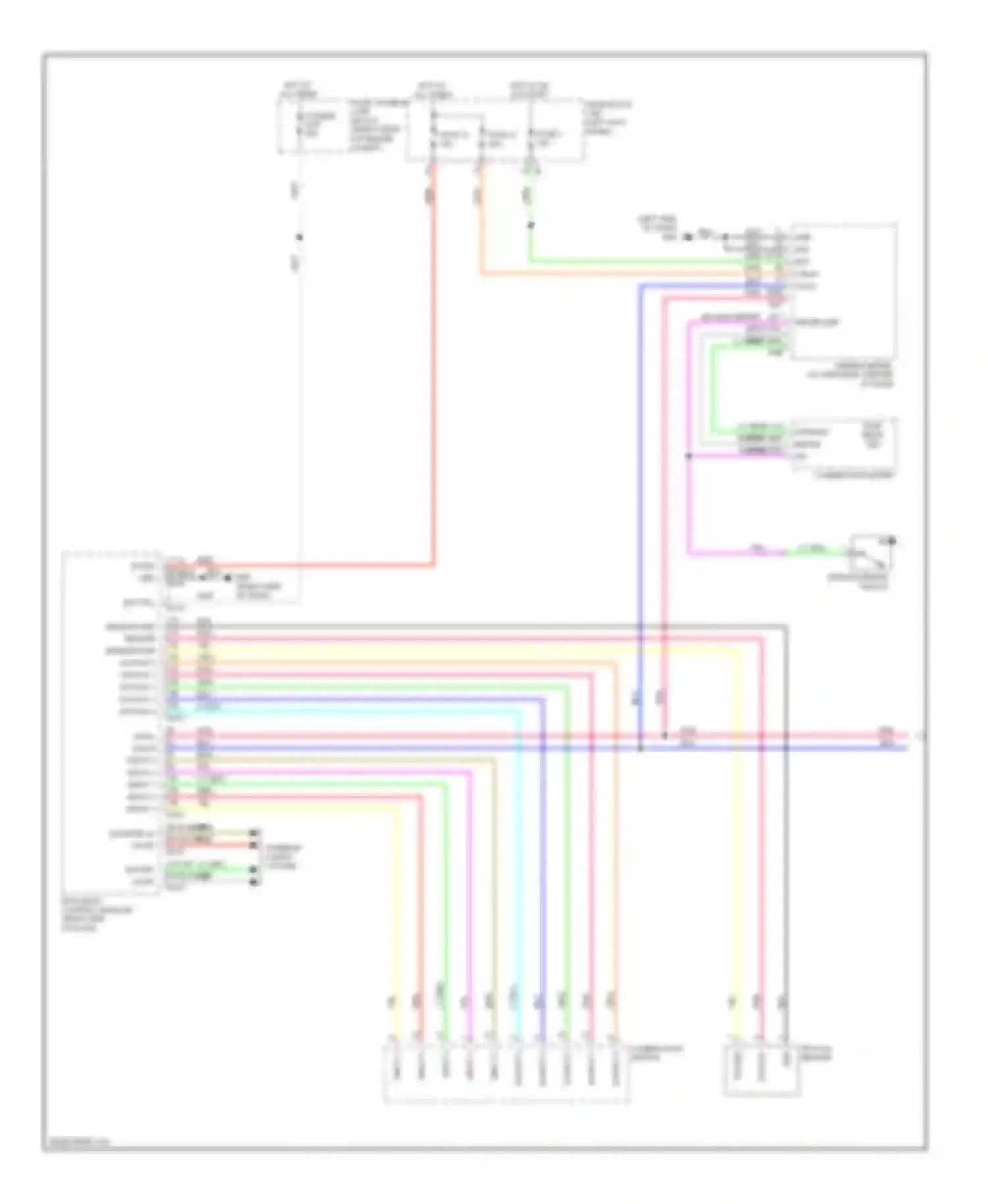 Wiring diagram fuse 11 for Infiniti FX50 II (2008-2012) (7 of 14)