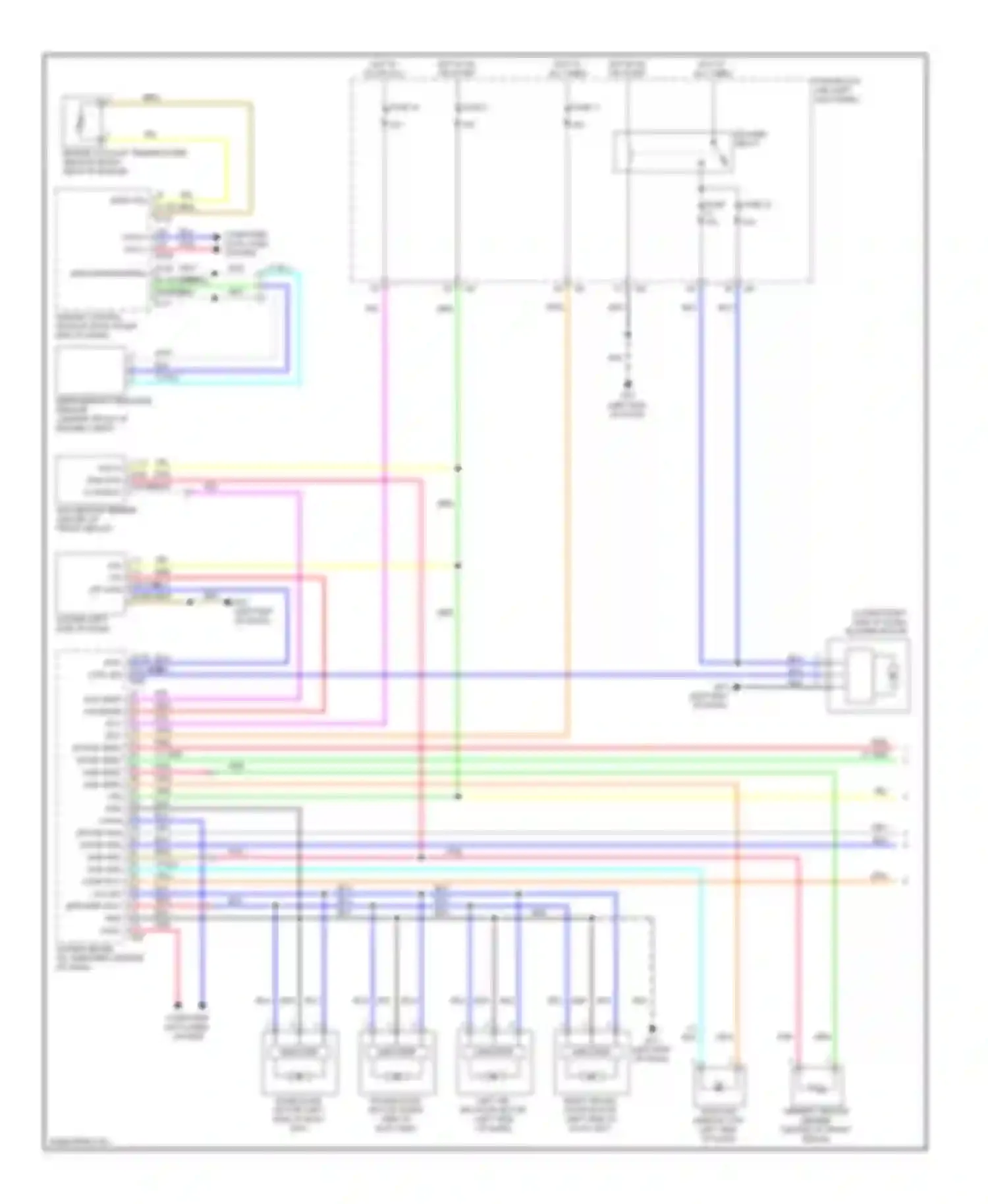 Wiring diagram fuse 11 for Infiniti FX50 II (2008-2012) (3 of 14)