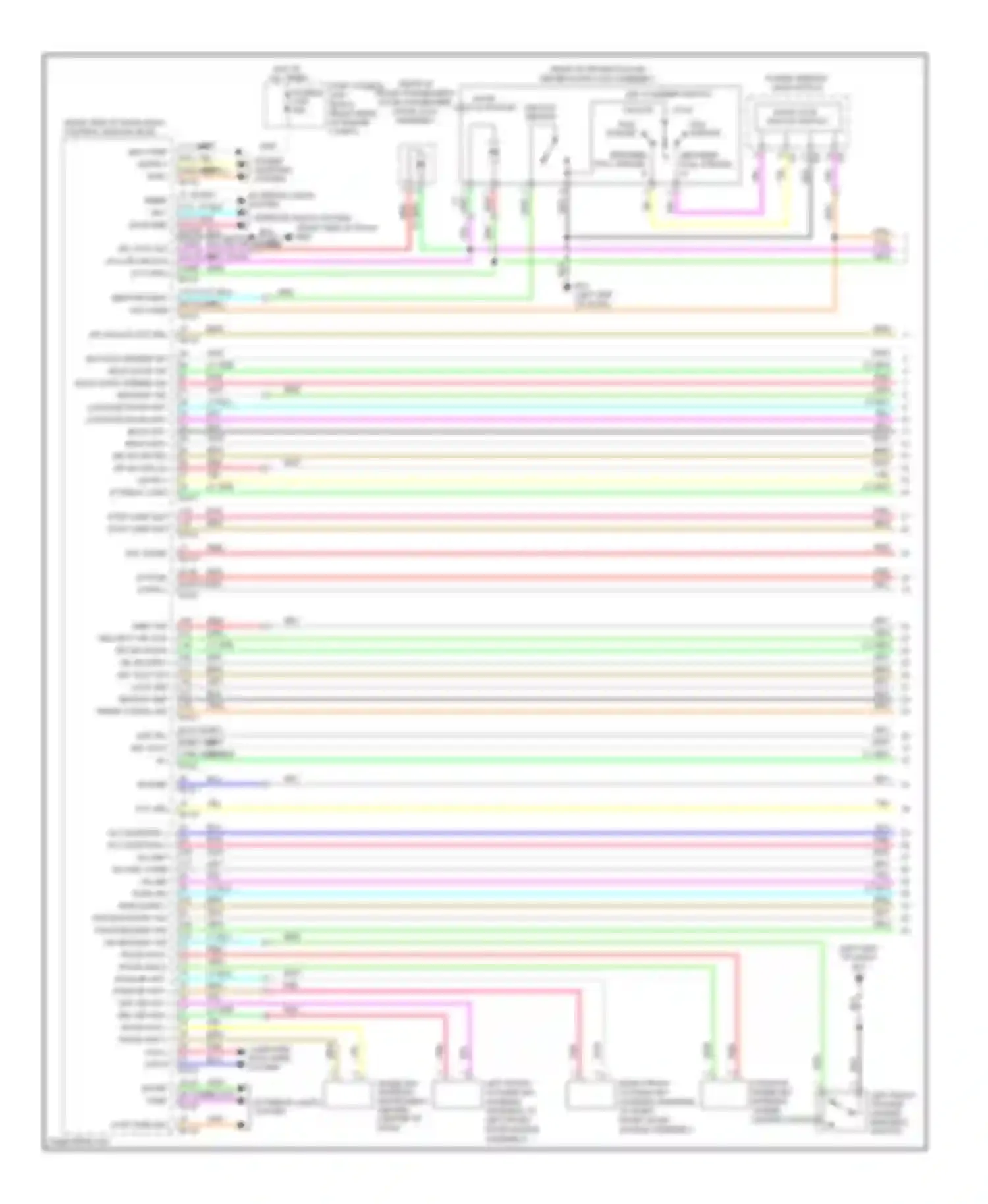 Wiring diagram lf fr turn sig for Infiniti FX50 II (2008-2012) (1 of 2)
