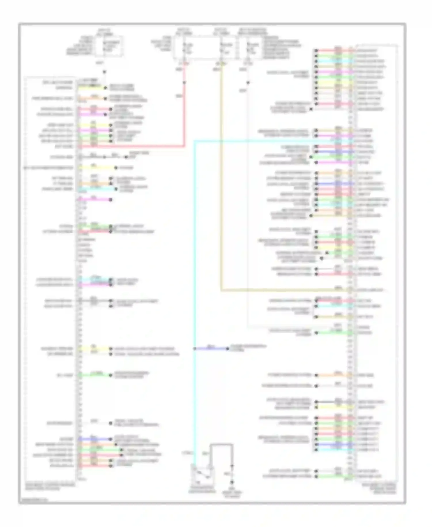 Wiring diagram lock ind for Infiniti FX50 II (2008-2012) (1 of 2)