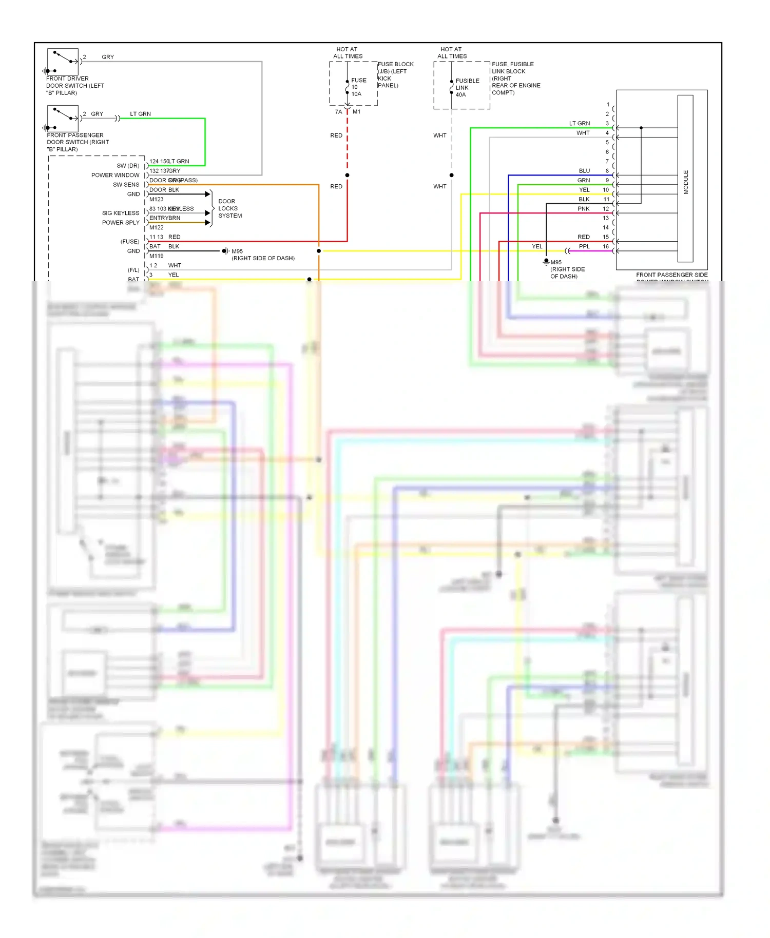 Infiniti FX50 II (2008-2012) module wiring diagram  (1 of 3)