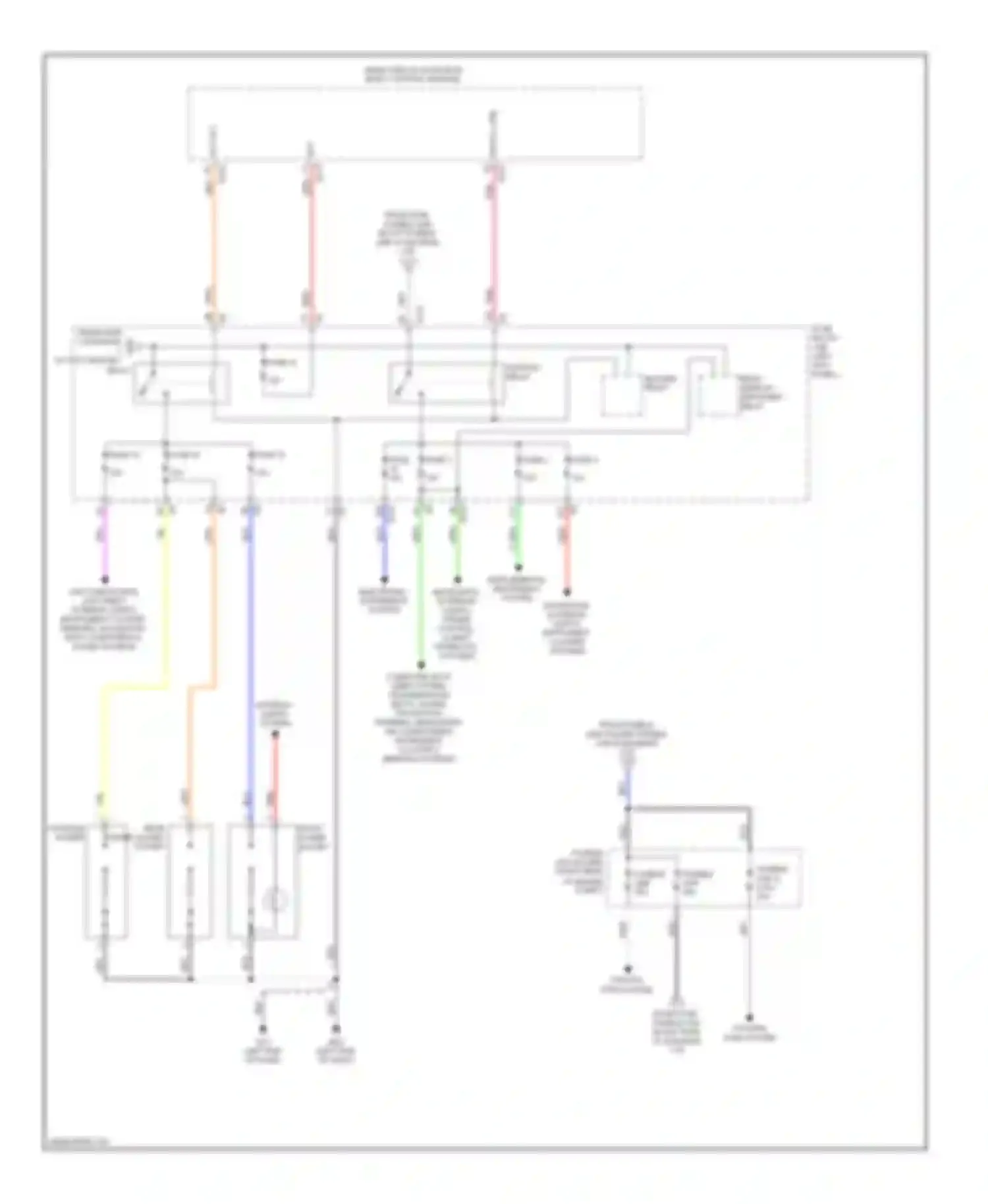 Wiring diagram red for Infiniti FX50 II (2008-2012) (50 of 82)