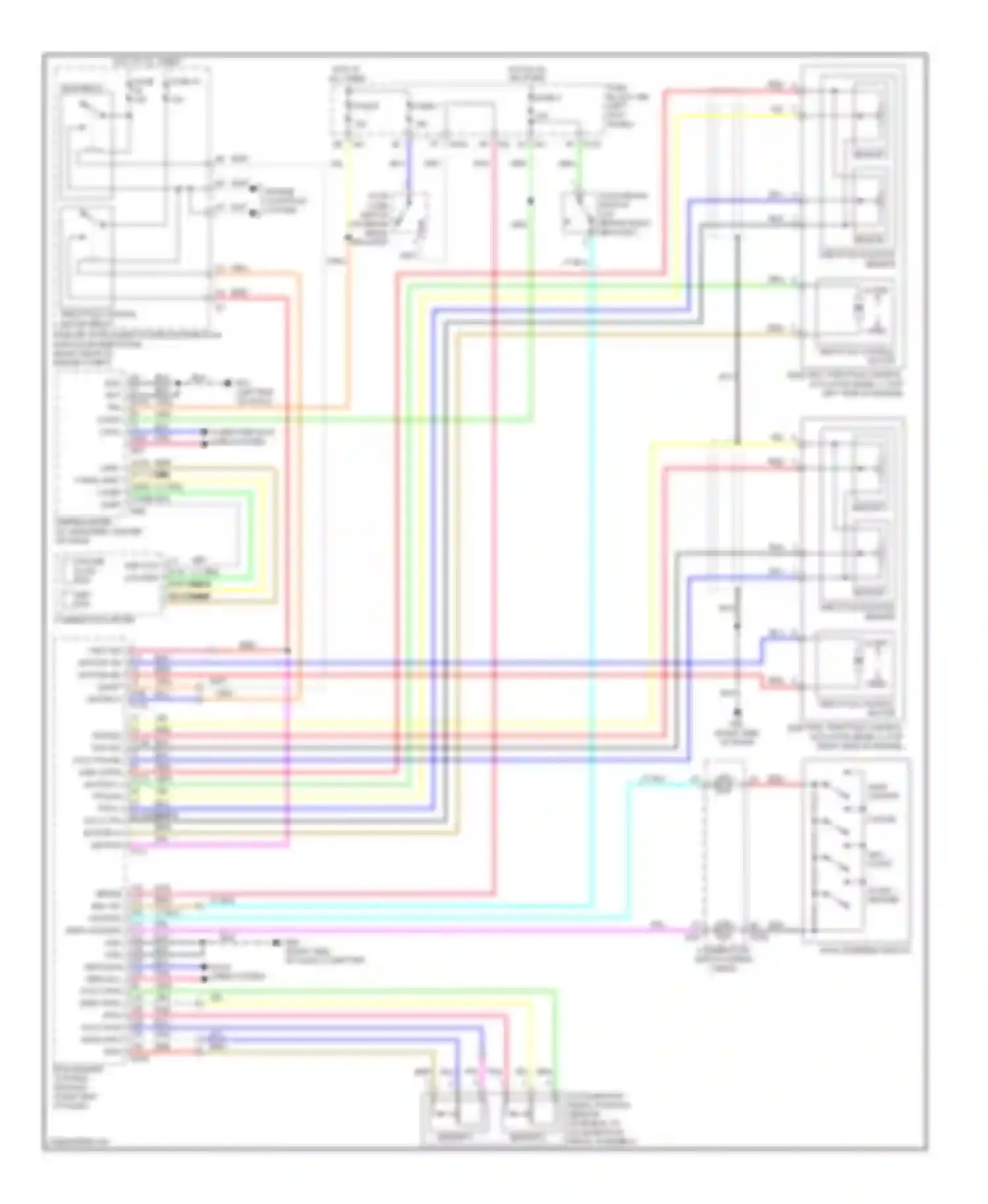 Wiring diagram throttle position sensor for Infiniti FX50 II (2008-2012) (1 of 1)