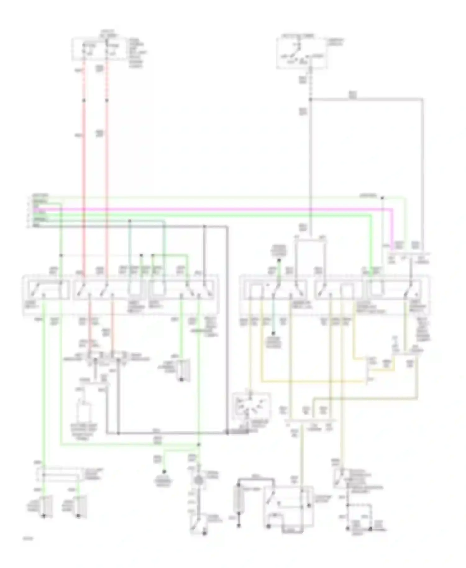 Wiring diagram ascd steering switch for Infiniti G20 I (1991-1996) (1 of 3)