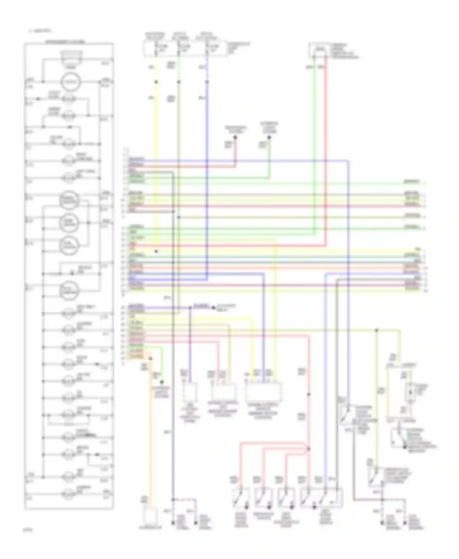 Wiring diagram c-28 for Infiniti G20 I (1991-1996) (1 of 2)