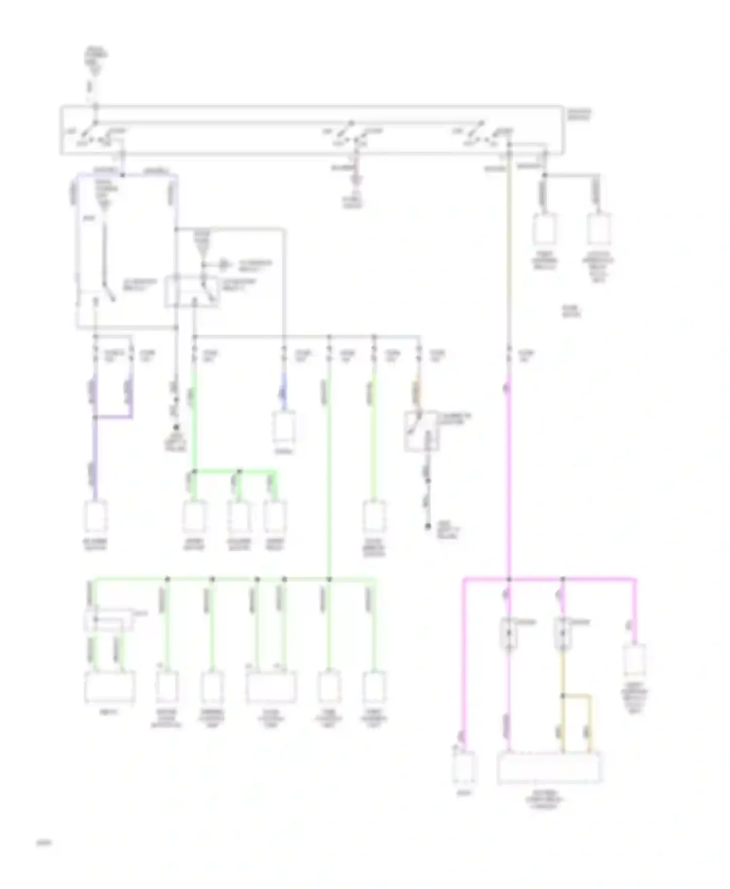 Wiring diagram cigarette lighter for Infiniti G20 I (1991-1996) (2 of 2)