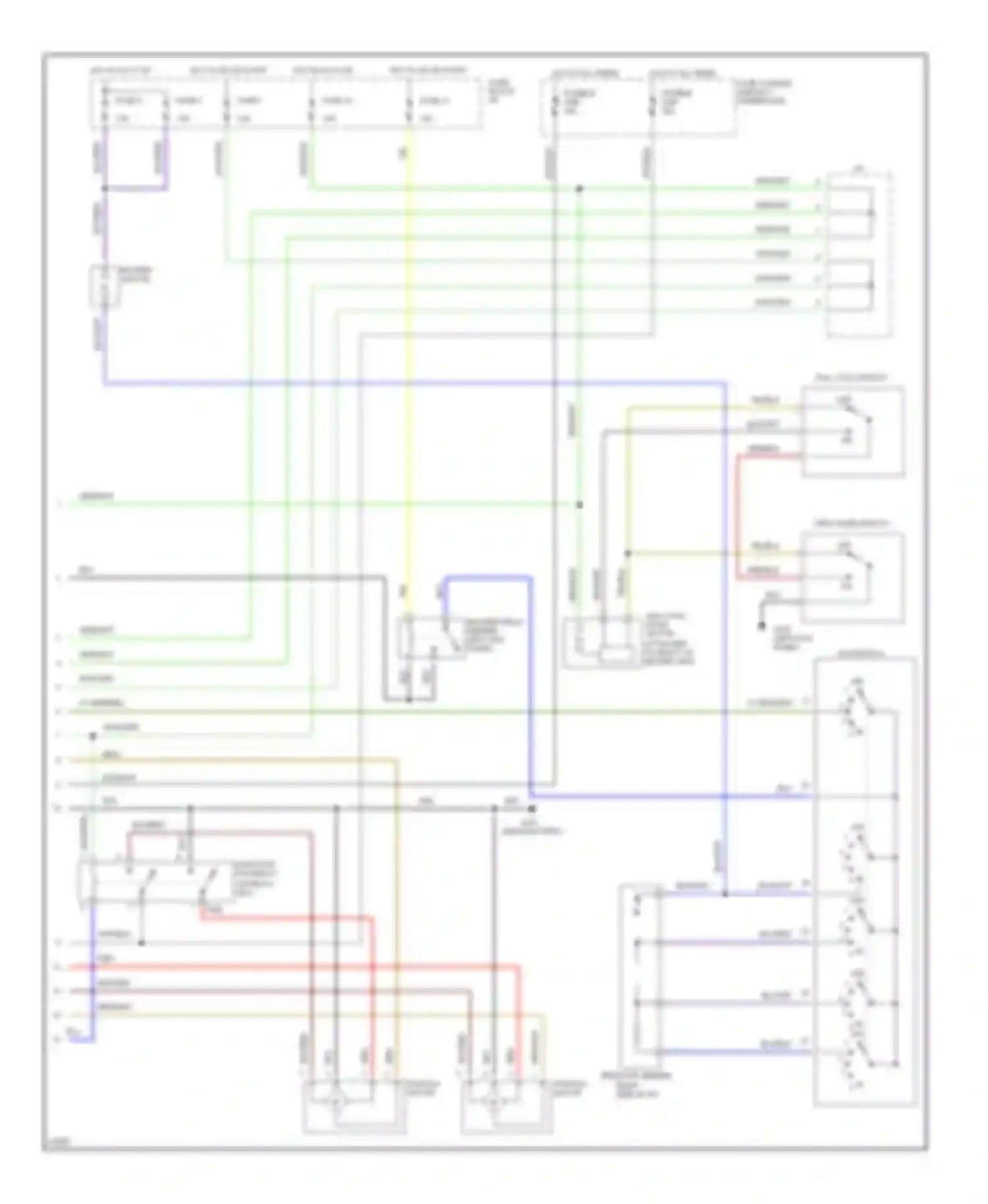 Wiring diagram fusible link c for Infiniti G20 I (1991-1996) (1 of 3)