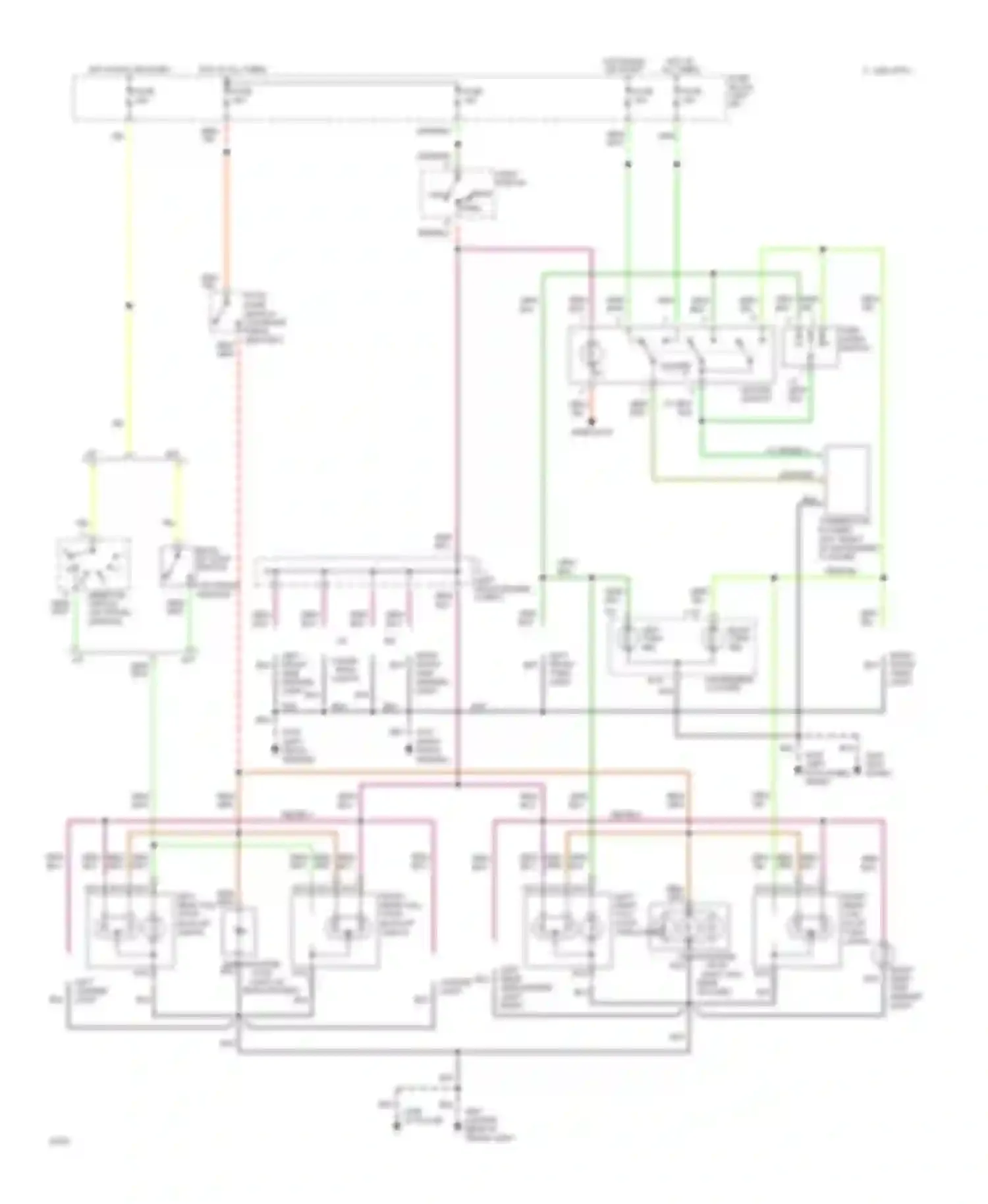 Wiring diagram grn/red for Infiniti G20 I (1991-1996) (6 of 12)