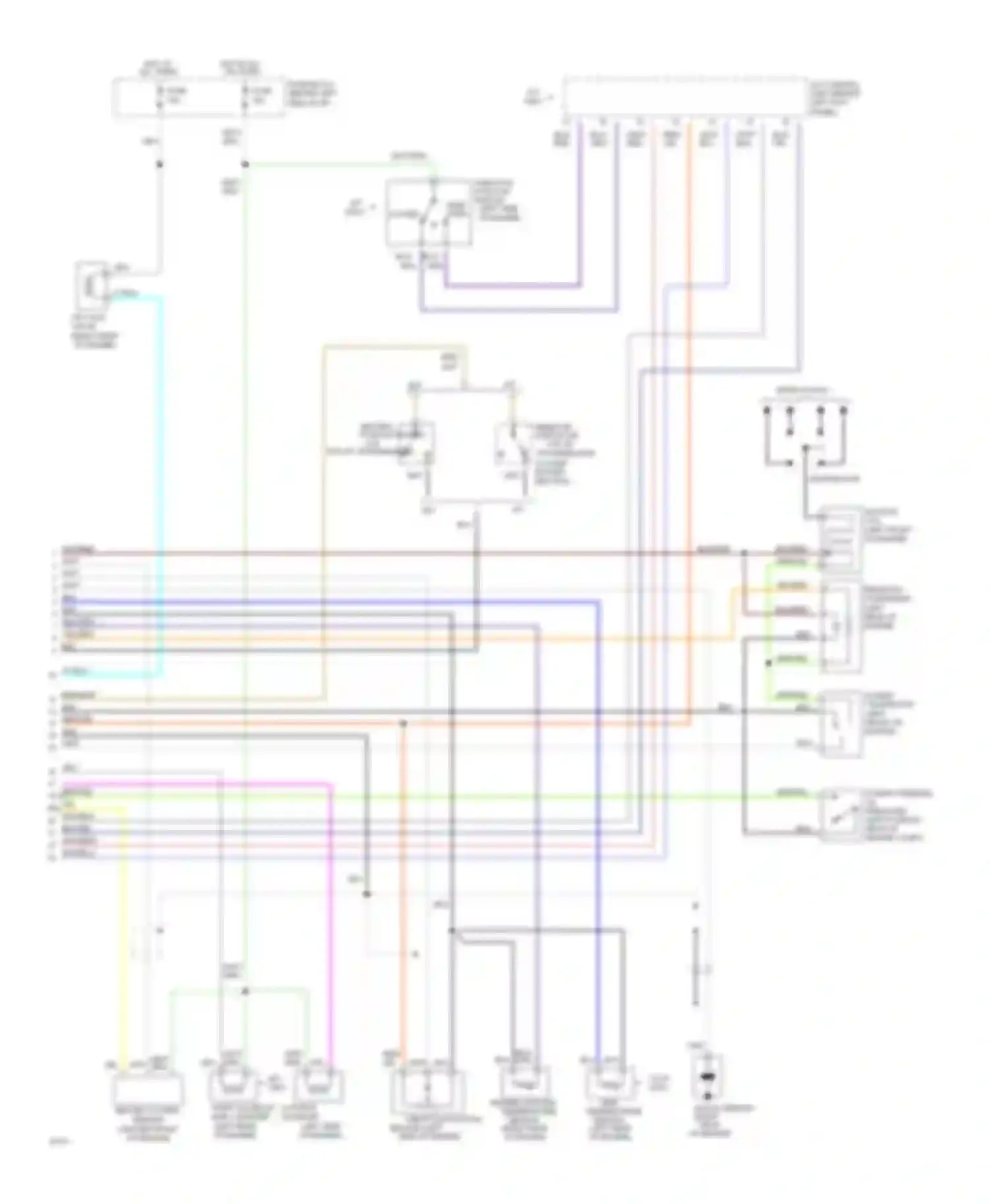 Wiring diagram hot in on or start for Infiniti G20 I (1991-1996) (10 of 11)
