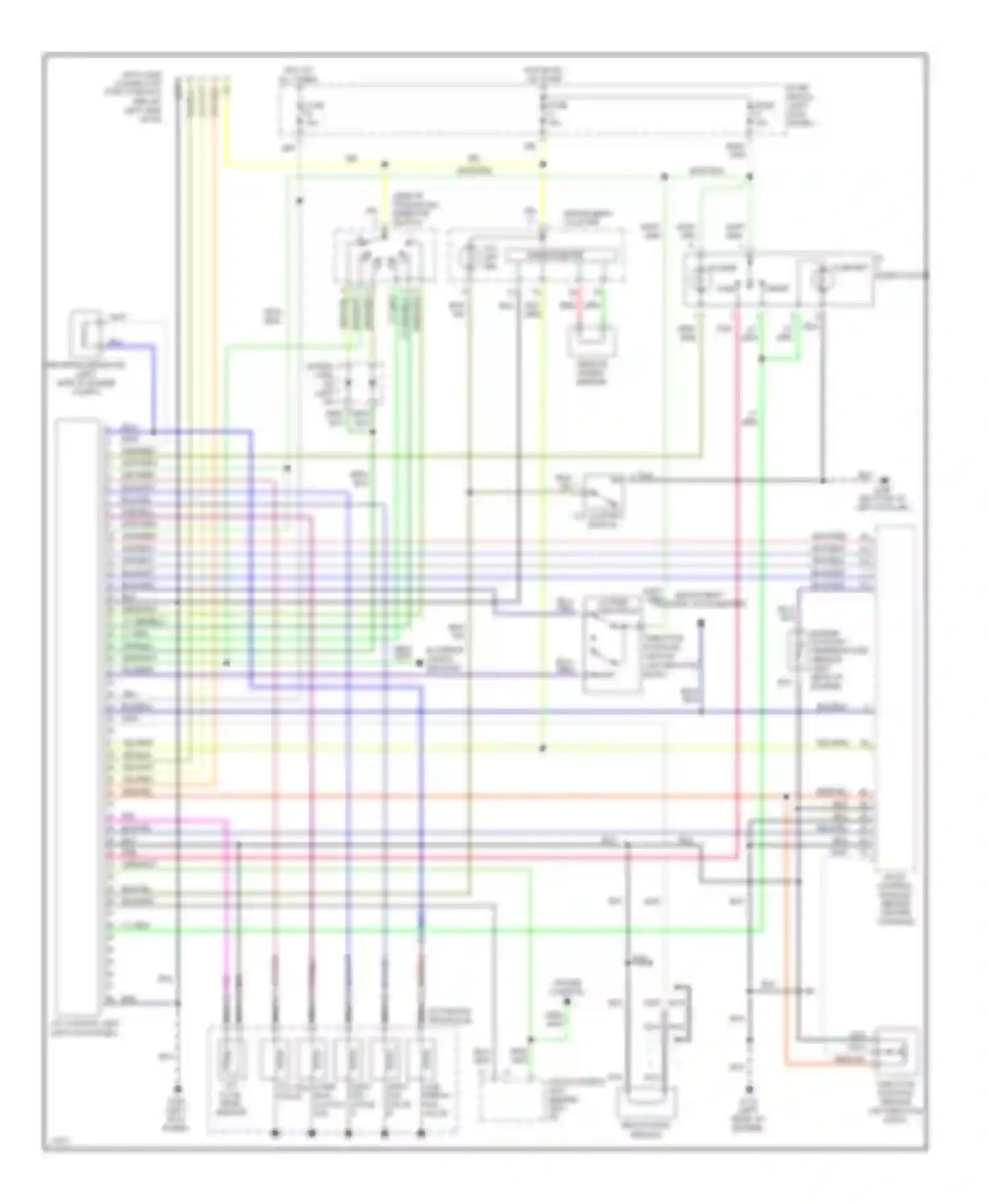 Wiring diagram o/d off ind for Infiniti G20 I (1991-1996) (2 of 2)