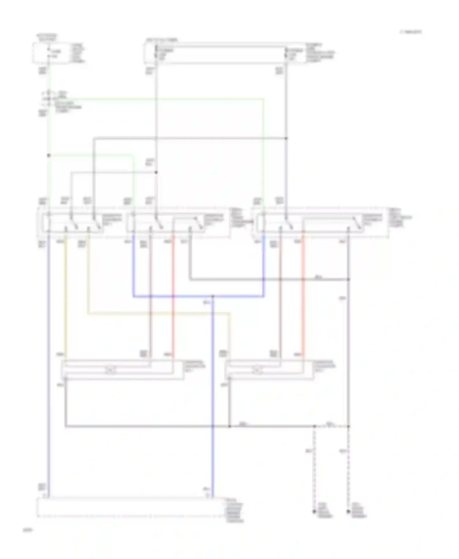 Wiring diagram red for Infiniti G20 I (1991-1996) (8 of 32)