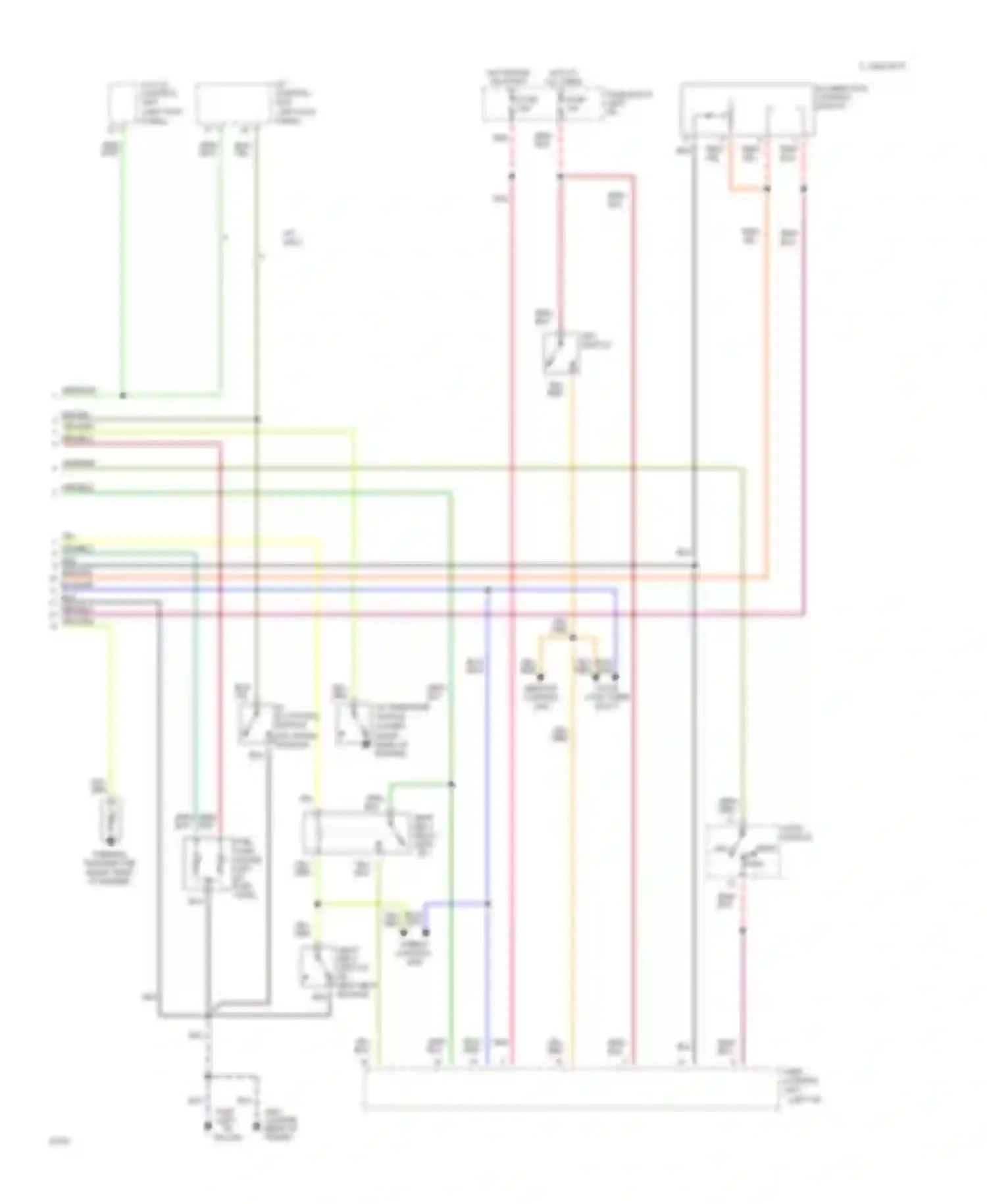 Wiring diagram red/blk for Infiniti G20 I (1991-1996) (8 of 14)