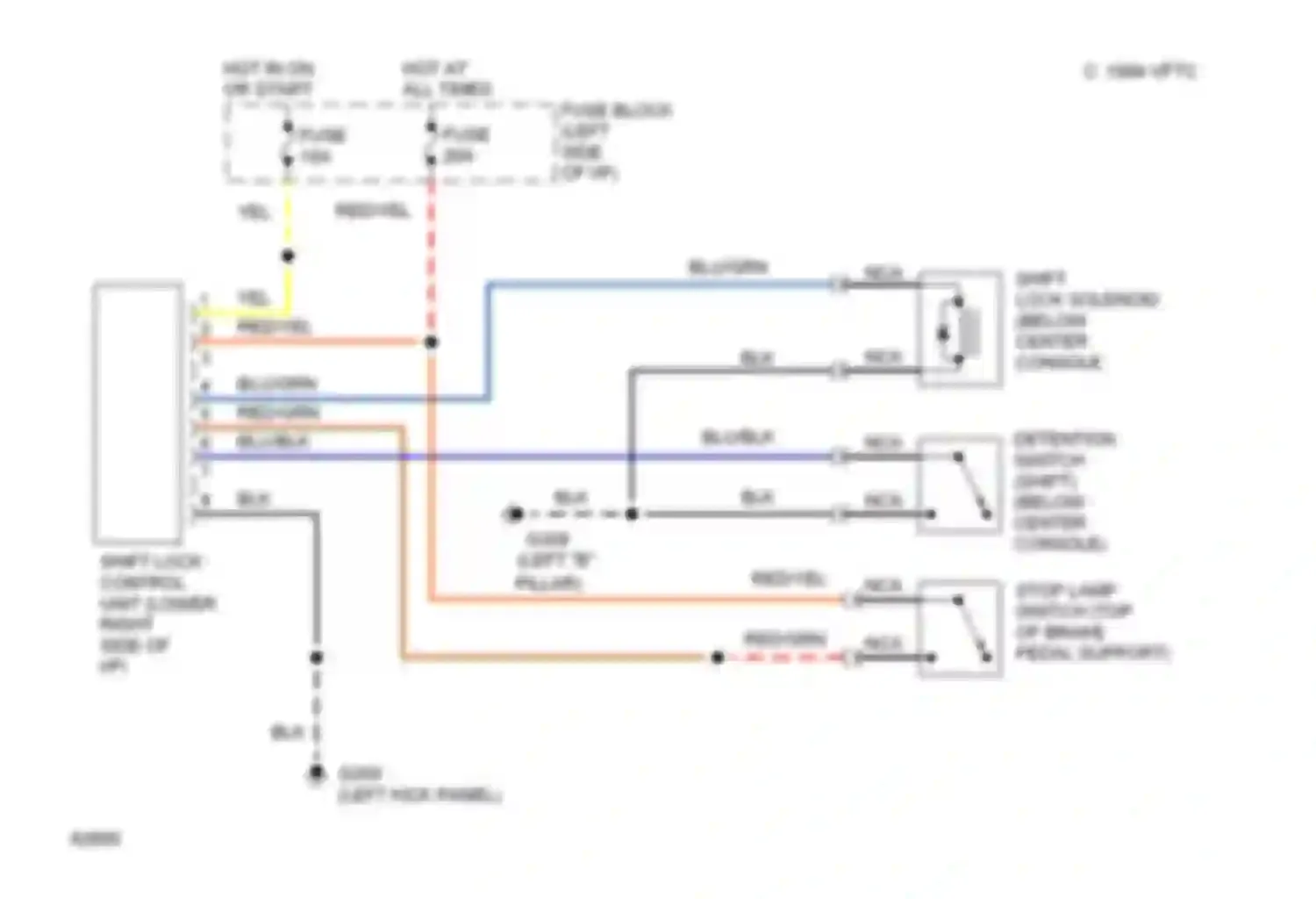 Wiring diagram red/grn for Infiniti G20 I (1991-1996) (3 of 3)