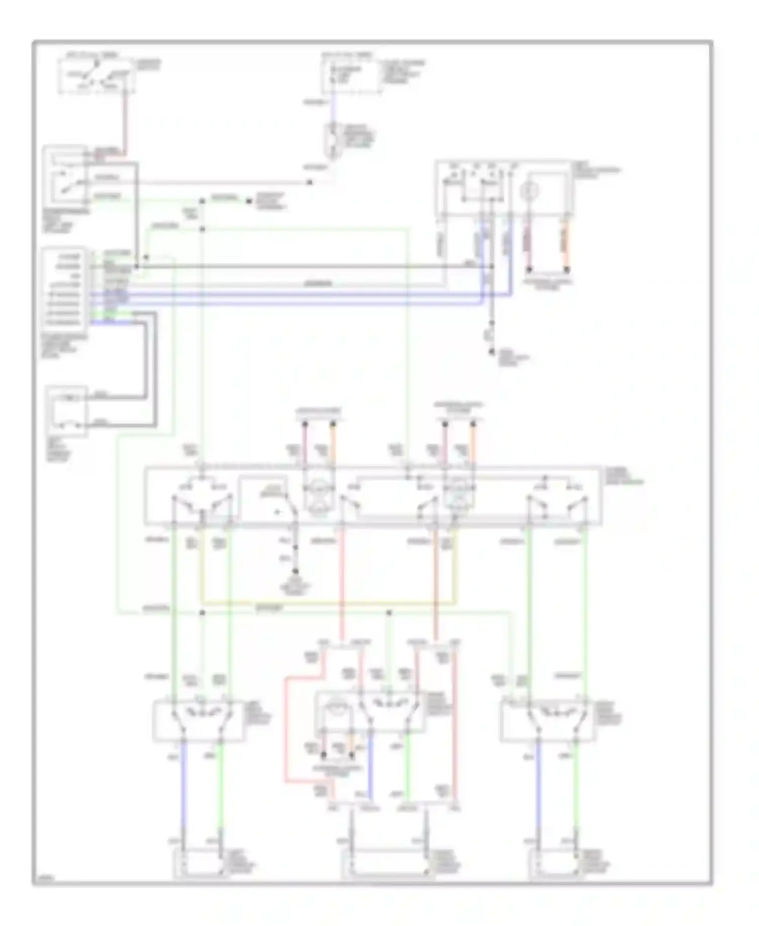 Wiring diagram up dn for Infiniti G20 I (1991-1996) (1 of 1)