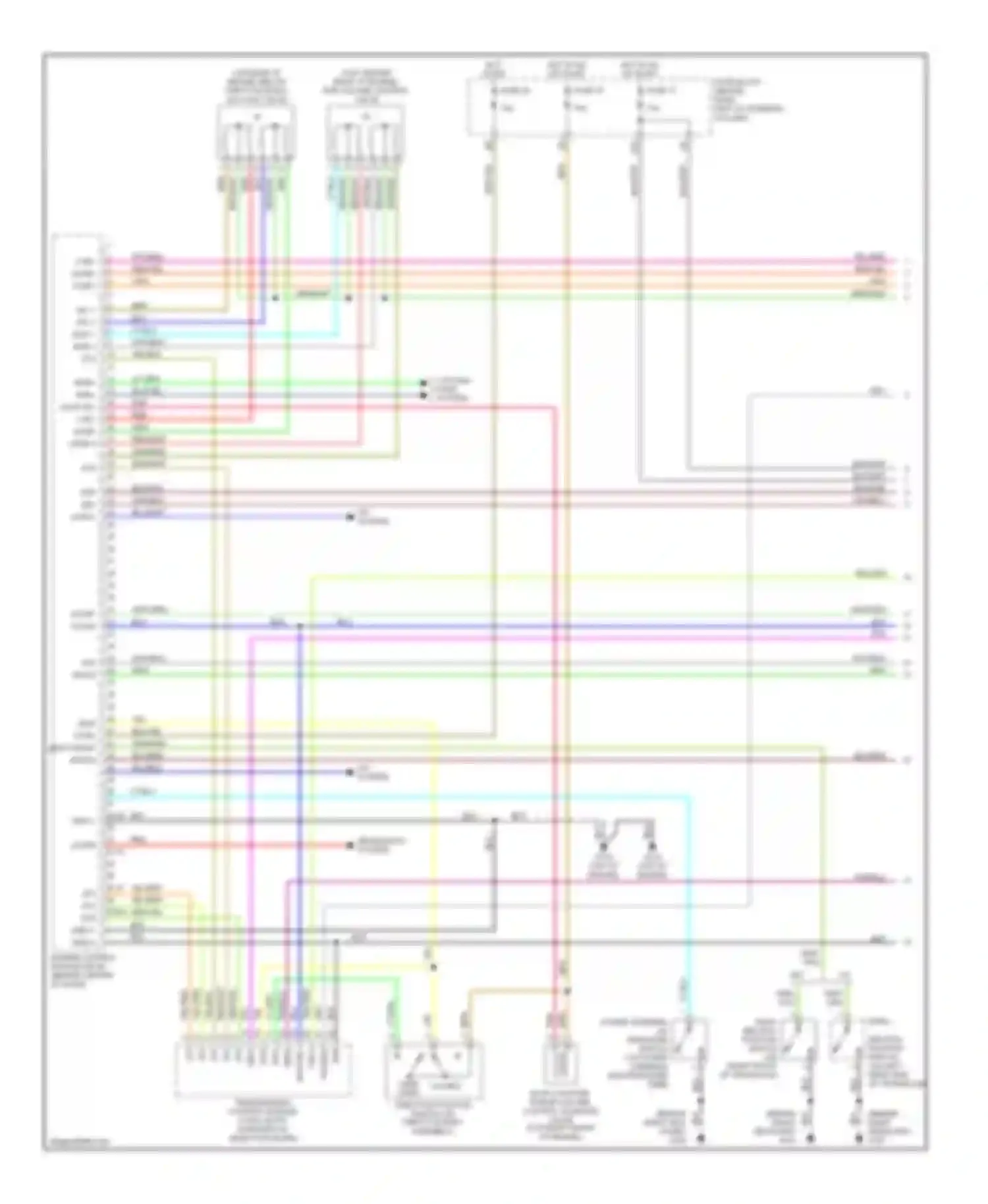 Car Wiring Diagrams for G20 Infiniti II (1999-2002): Wiring diagram engine performance 2.0ls (1 of 4)