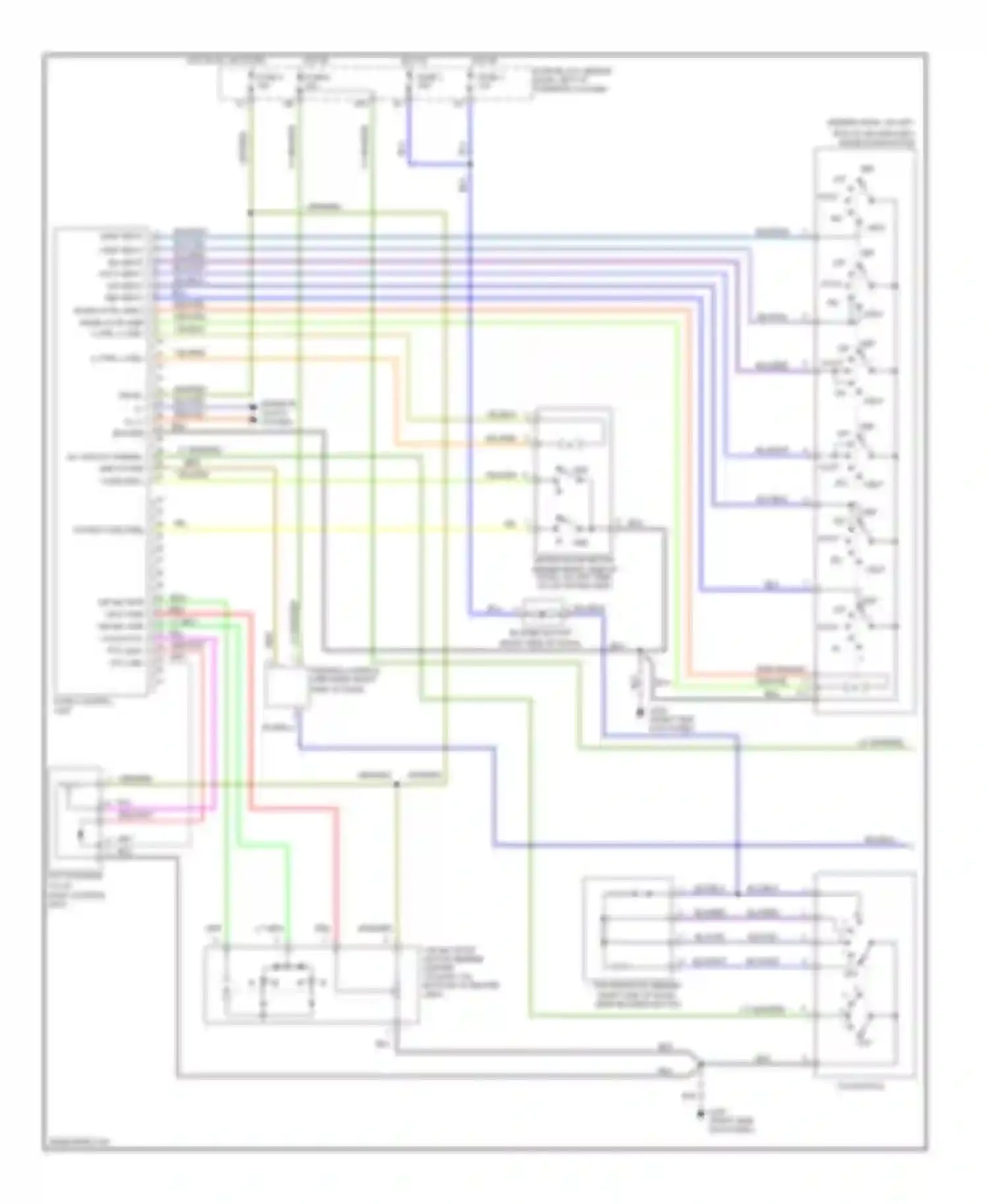 Wiring diagram blu/wht for Infiniti G20 II (1999-2002) (8 of 15)