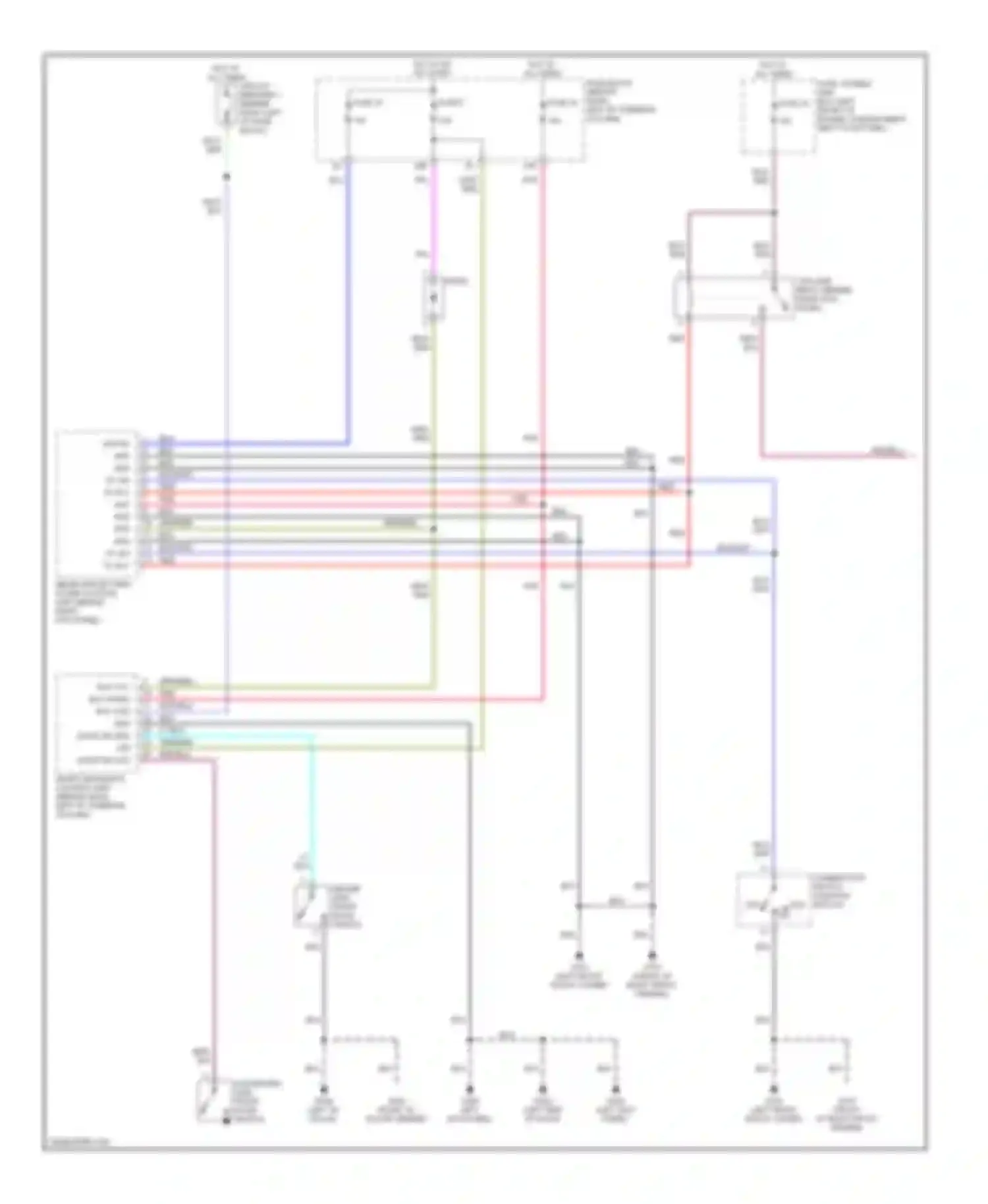 Wiring diagram fuse 34 for Infiniti G20 II (1999-2002) (2 of 3)