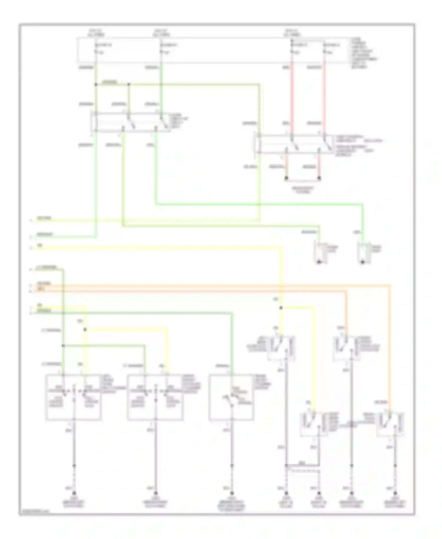 Wiring diagram fuse 41 for Infiniti G20 II (1999-2002) (1 of 2)
