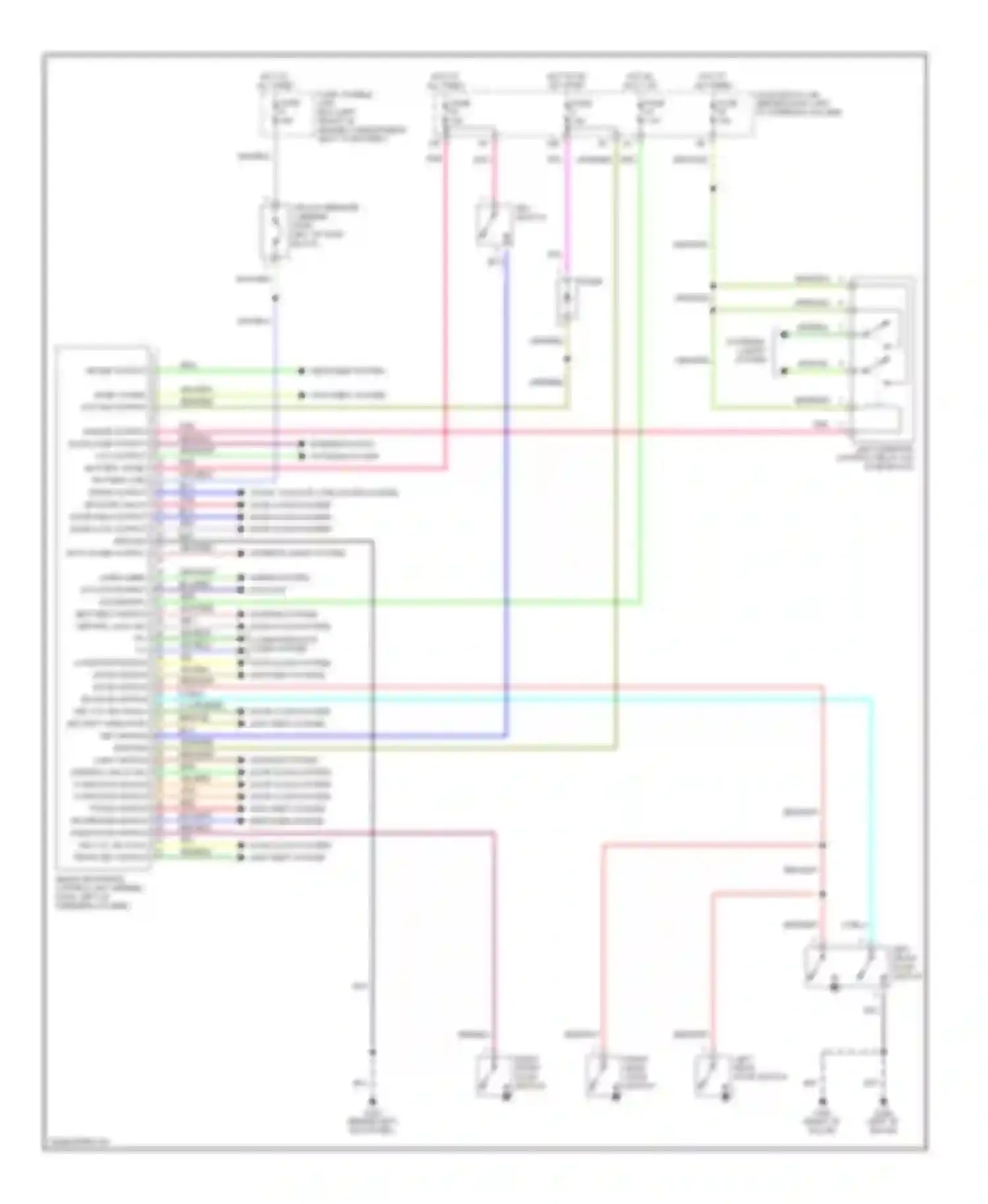 Wiring diagram grn/wht for Infiniti G20 II (1999-2002) (5 of 24)