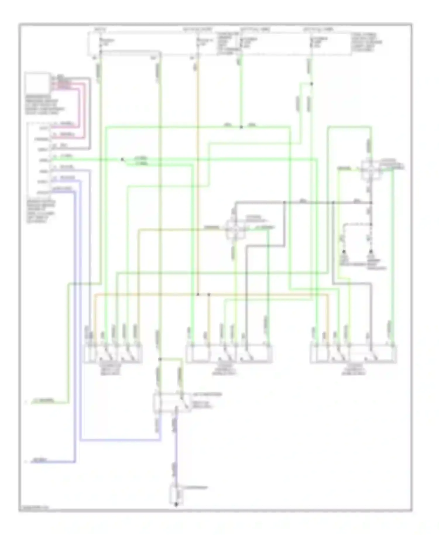 Wiring diagram hot in on, start for Infiniti G20 II (1999-2002) (1 of 1)