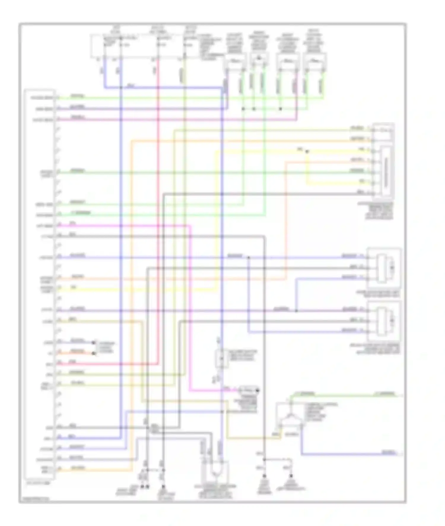 Wiring diagram intake code 2 for Infiniti G20 II (1999-2002) (1 of 1)